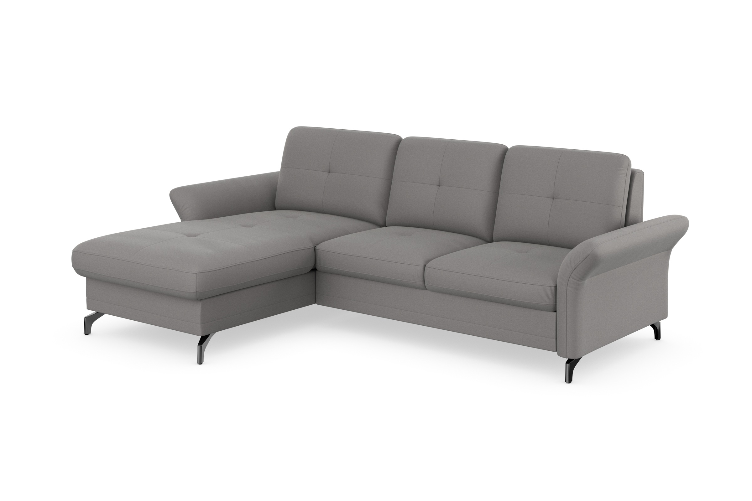 PLACES OF STYLE Ecksofa »Calando L-Form« wahlweise mit Bettfunktion , Bettkasten und Armteilfunktion