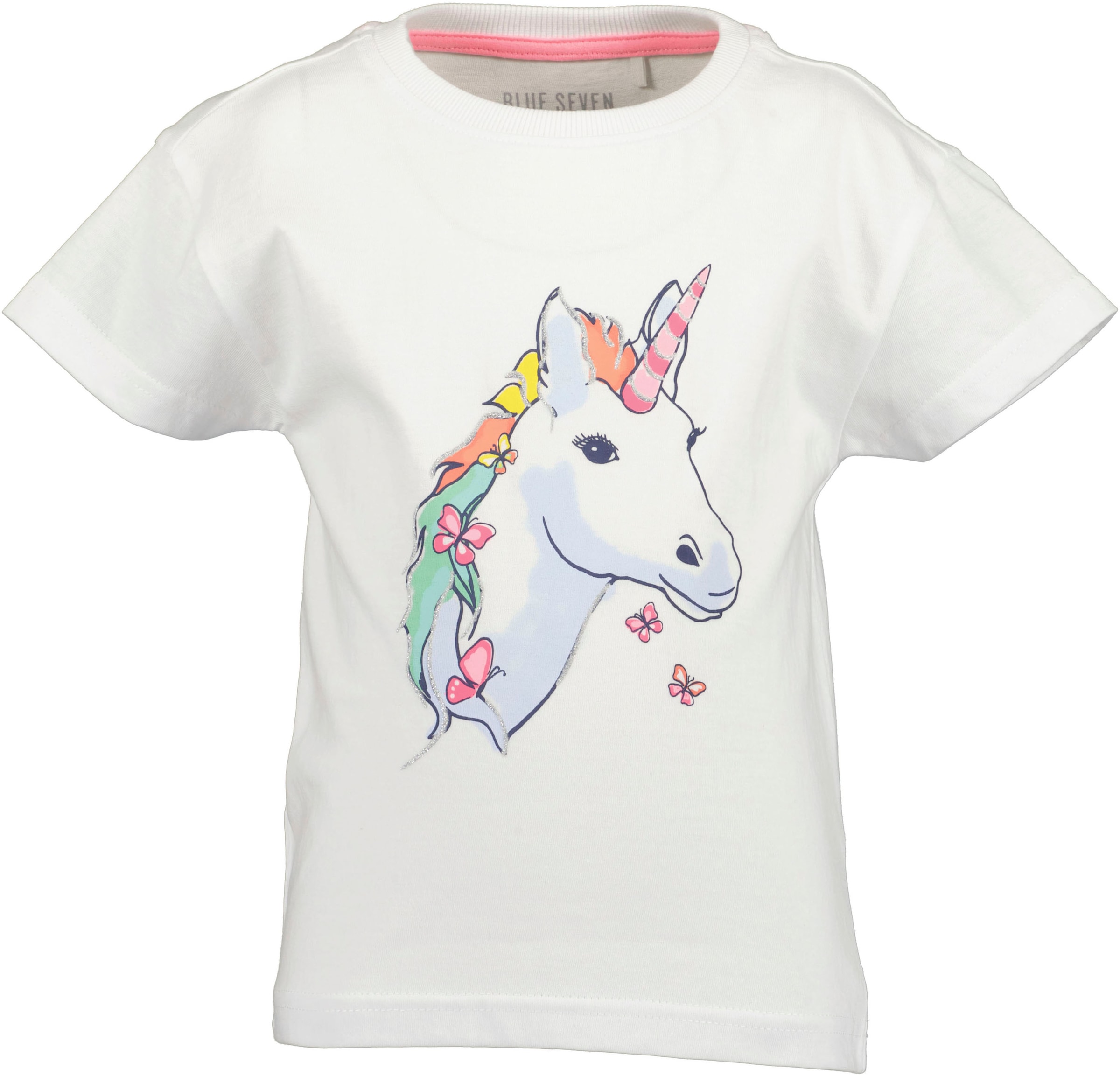 Blue Seven Shirt & Rock Set, 2 tlg. mit tollem Einhorn-Frontmotiv