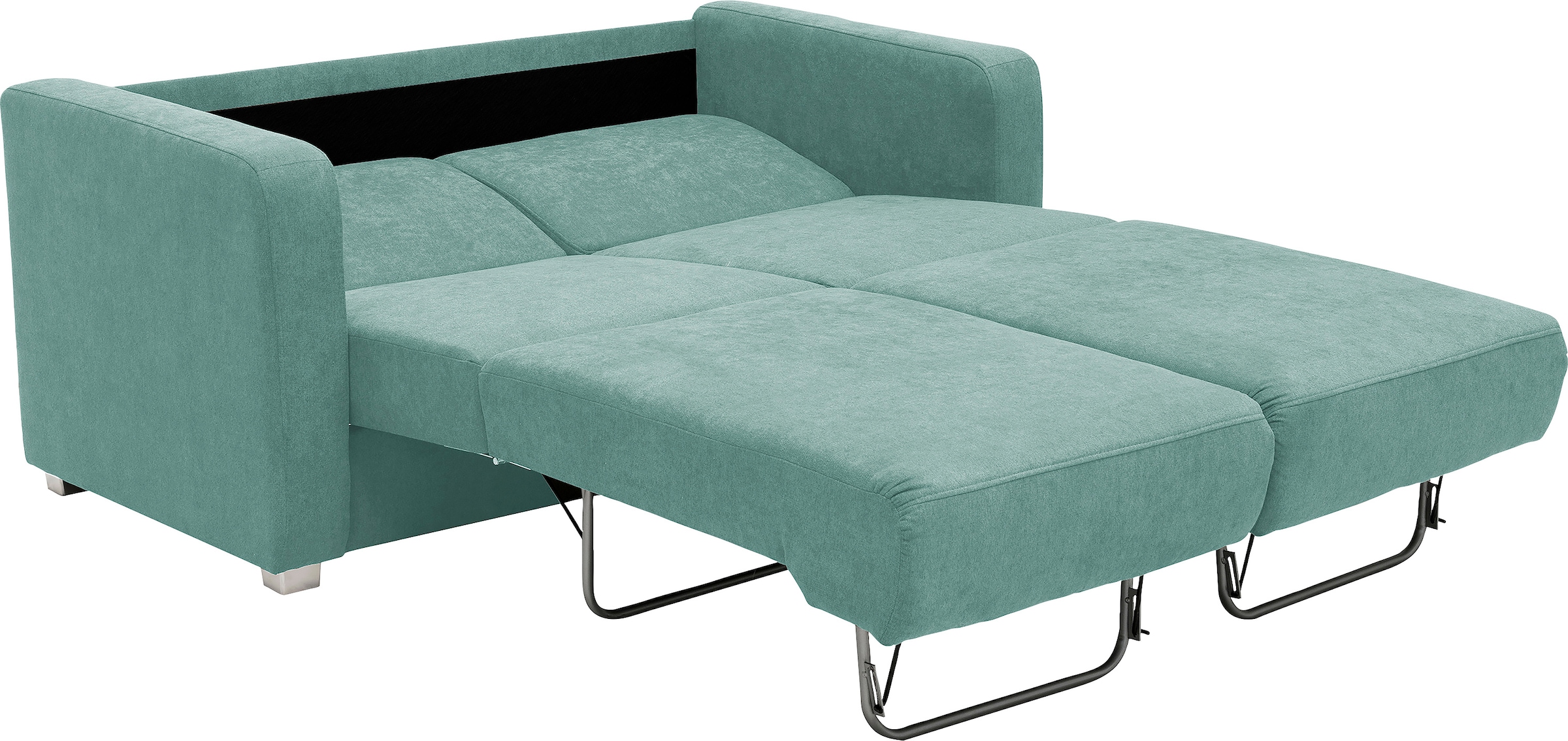 Home affaire Schlafsofa »Mia Problemlöser Sofa, Einzelauszug, Bettsofa, zeitlos und bequem« mit 2 Einzelauszügen als Längsschläfer