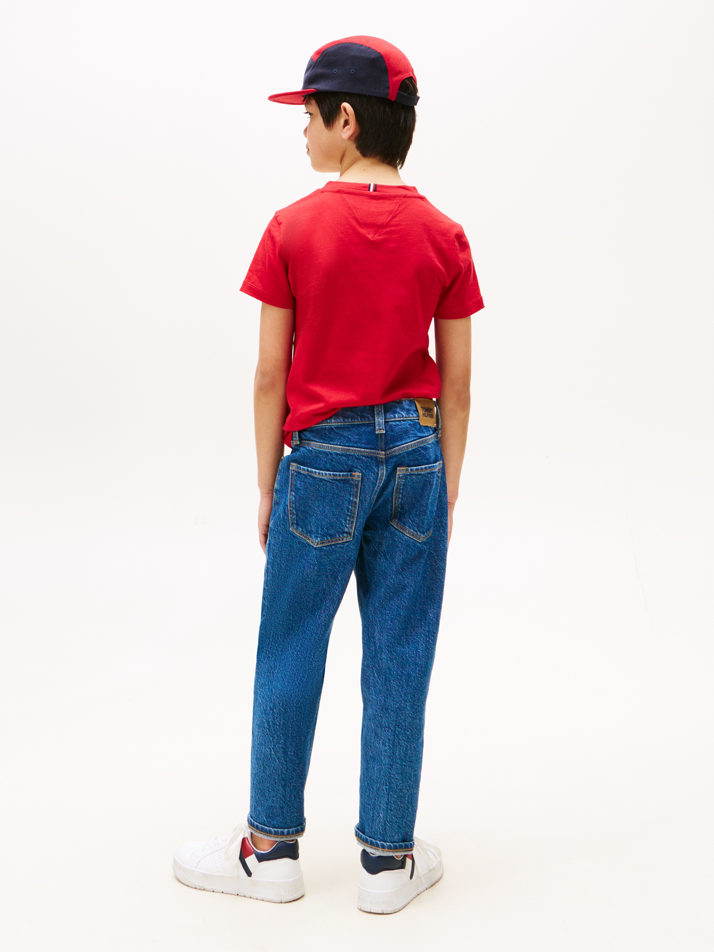 Tommy Hilfiger Stretch-Jeans »ARCHIVE DARK BLUE DENIM«, für Kinder bis 16 Jahre, stone washed