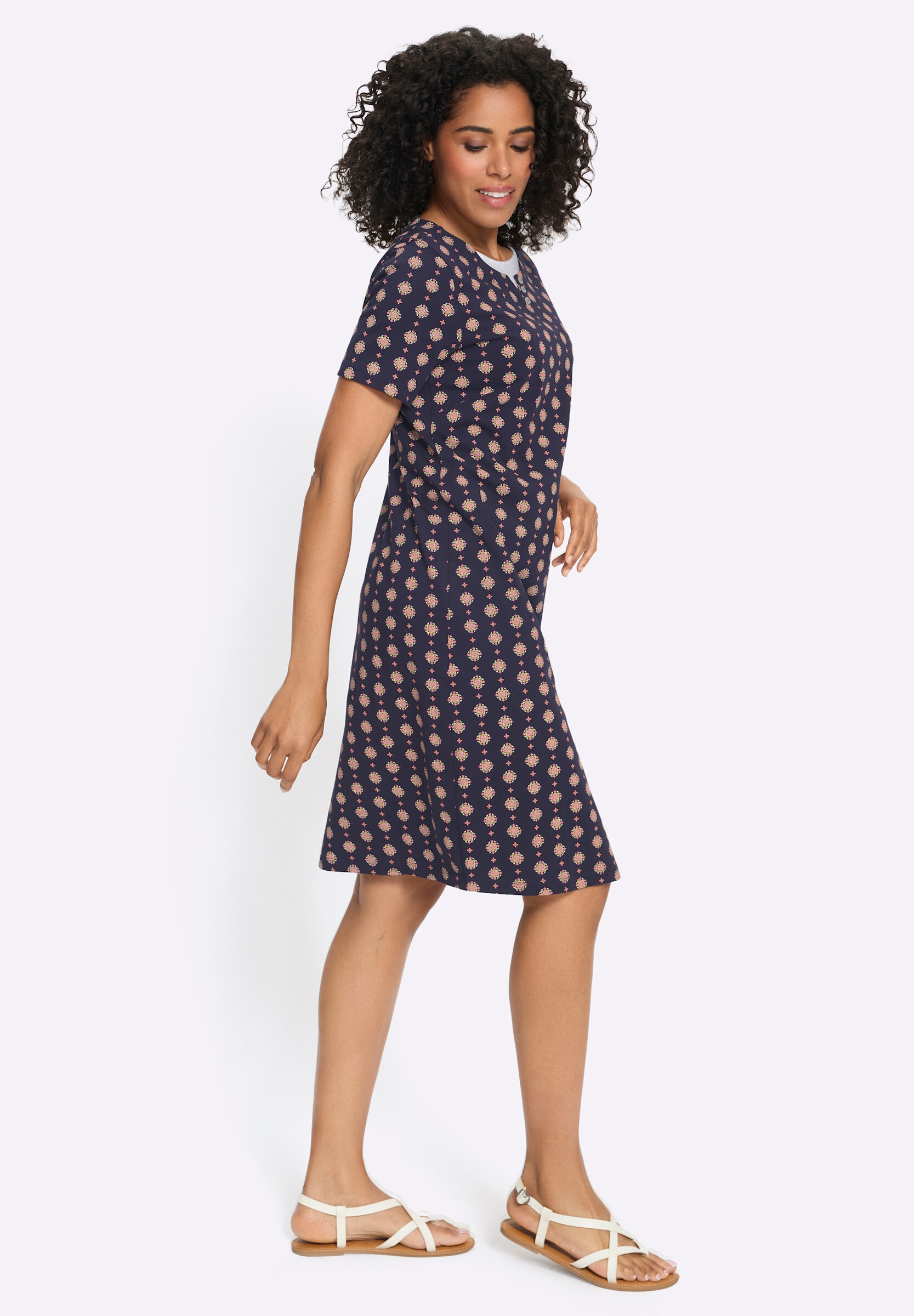 Sieh an! Shirtkleid »Jersey-Kleid Jerseykleid« Ohne Taschen
