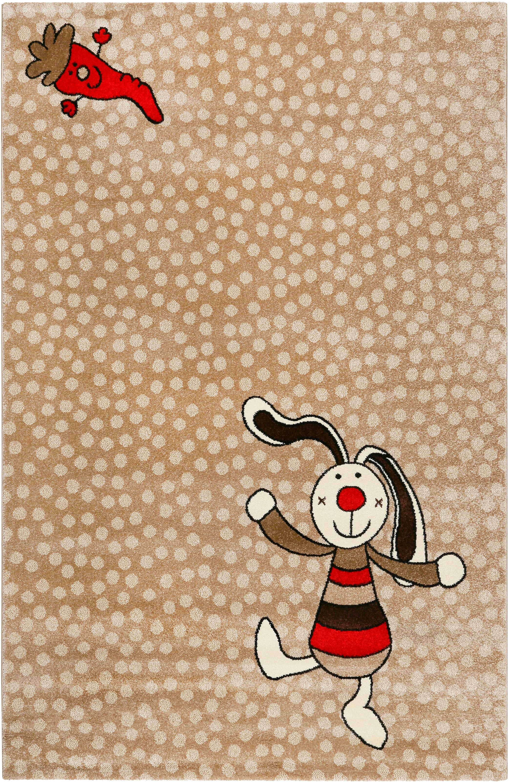 Sigikid Kinderteppich »Rainbow Rabbit« rechteckig 13 mm Höhe