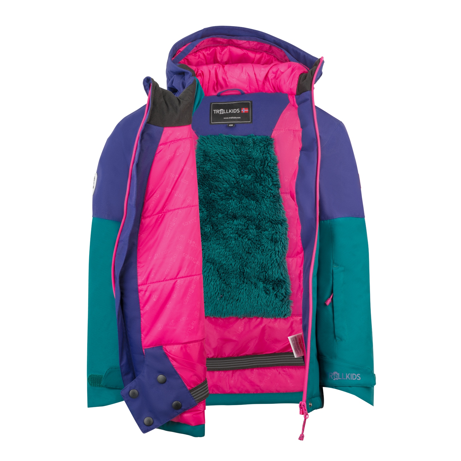 TROLLKIDS Winterjacke »KIDS EIKEDALEN JACKET« mit großer Fronttasche, winddicht, wasserdicht, atmungsaktiv