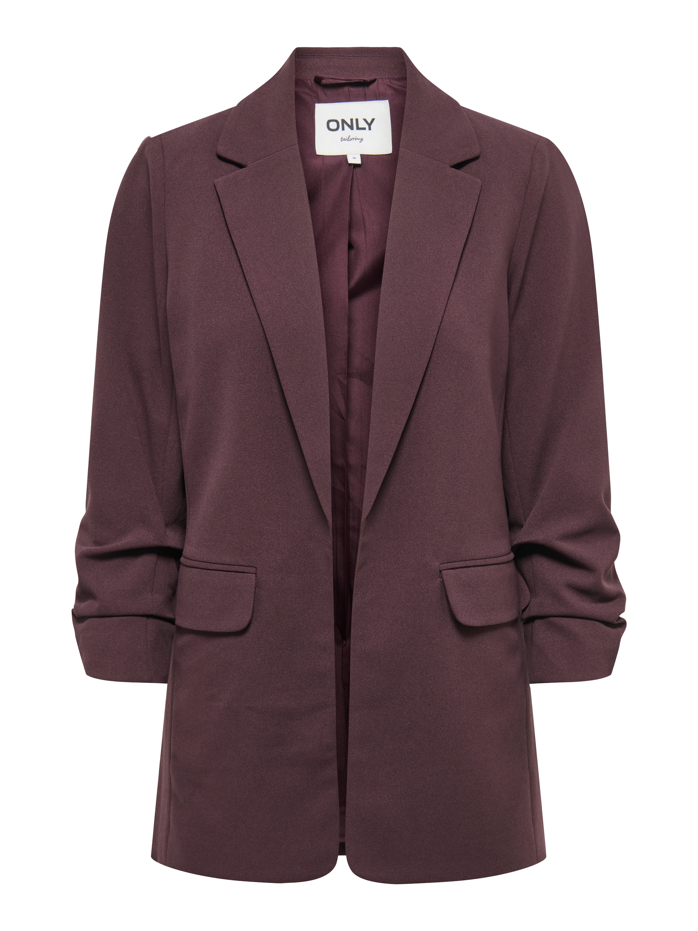 ONLY Longblazer »ONLKALINA 3/4 OPEN BLAZER CC TLR« Materialmix, loose fit