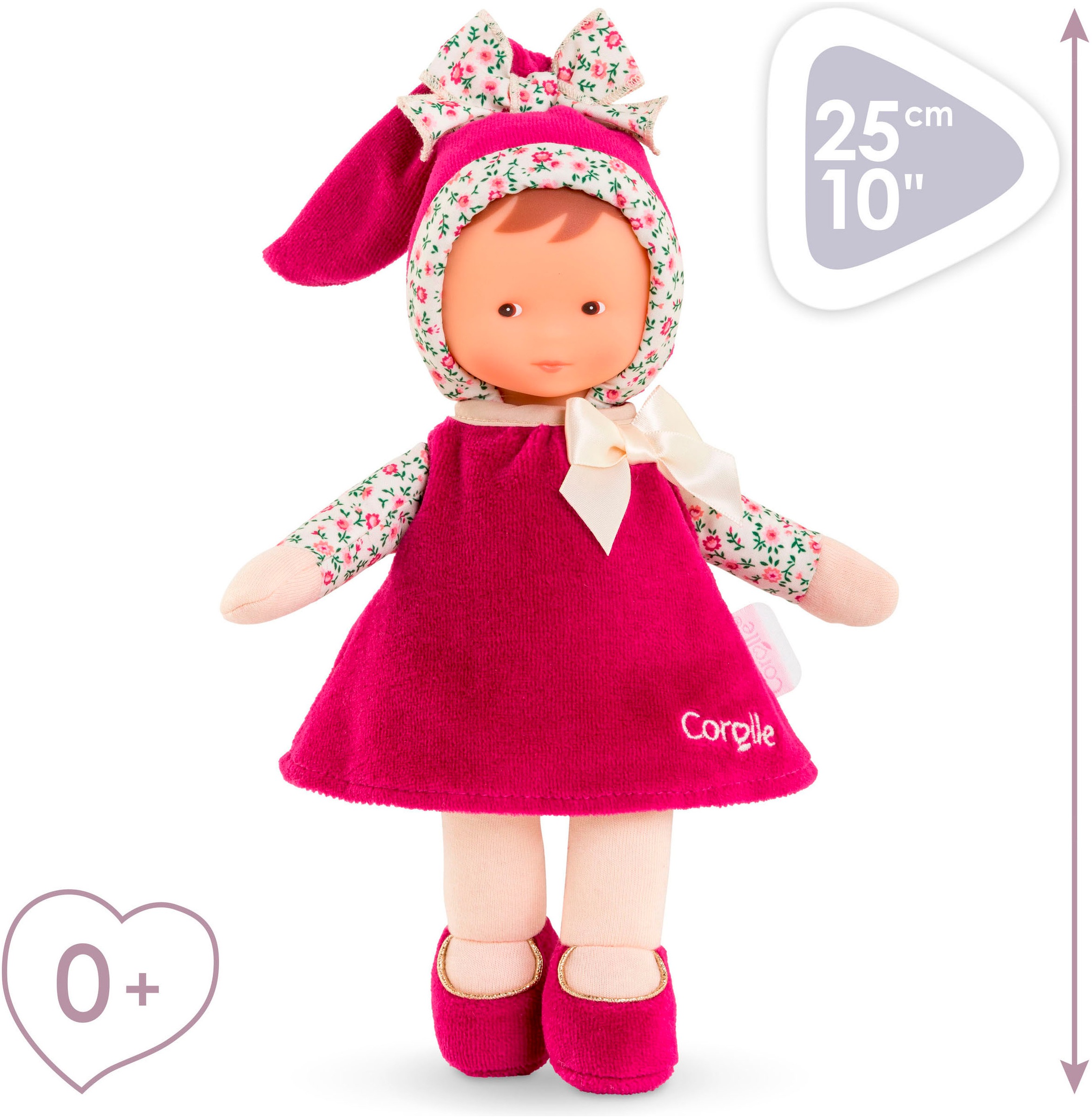Corolle® Stoffpuppe »Mon Doudou, Miss Röschen«, mit Vanilleduft