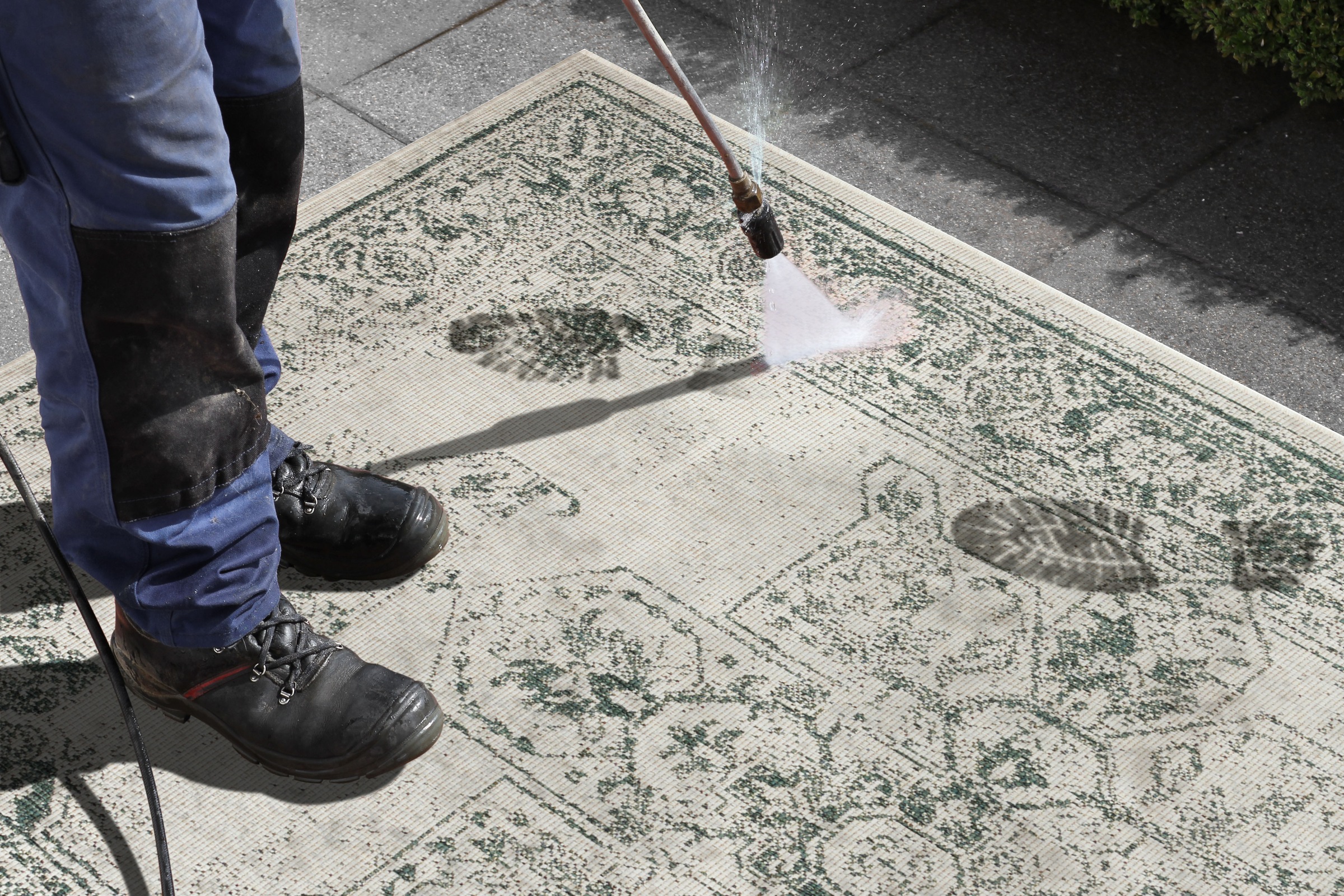 NORTHRUGS Teppich »Borbon Wendeteppich«, rechteckig, 5 mm Höhe, In-& Outdoor, Wetterfest, Balkon, Garten, Wohnzimmer, Wasserfest