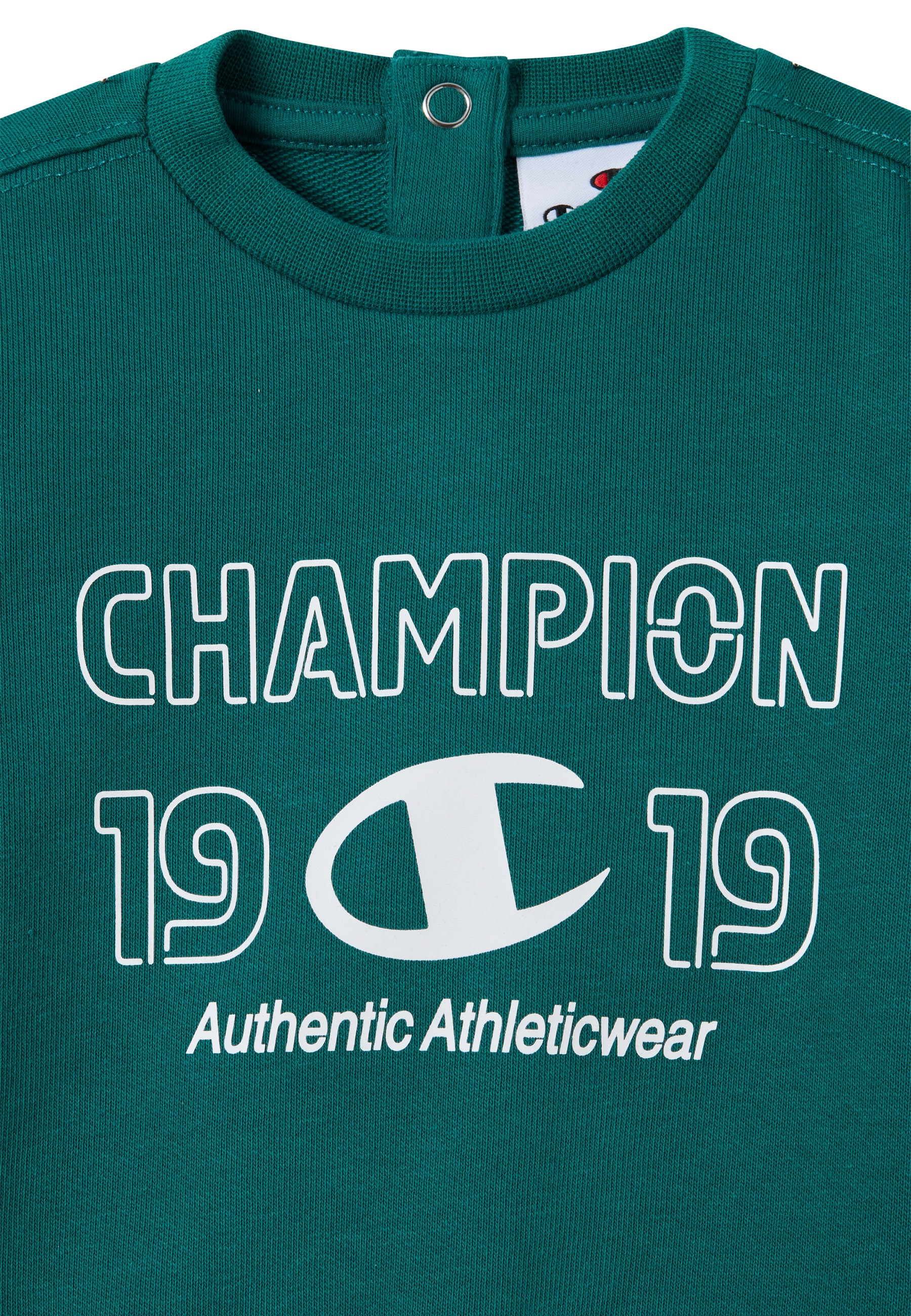 Champion Jogginganzug »Toddler Graphic Terry Crewneck Sweatsuit« 2 tlg. für Babys, aus Baumwolle und Polyester