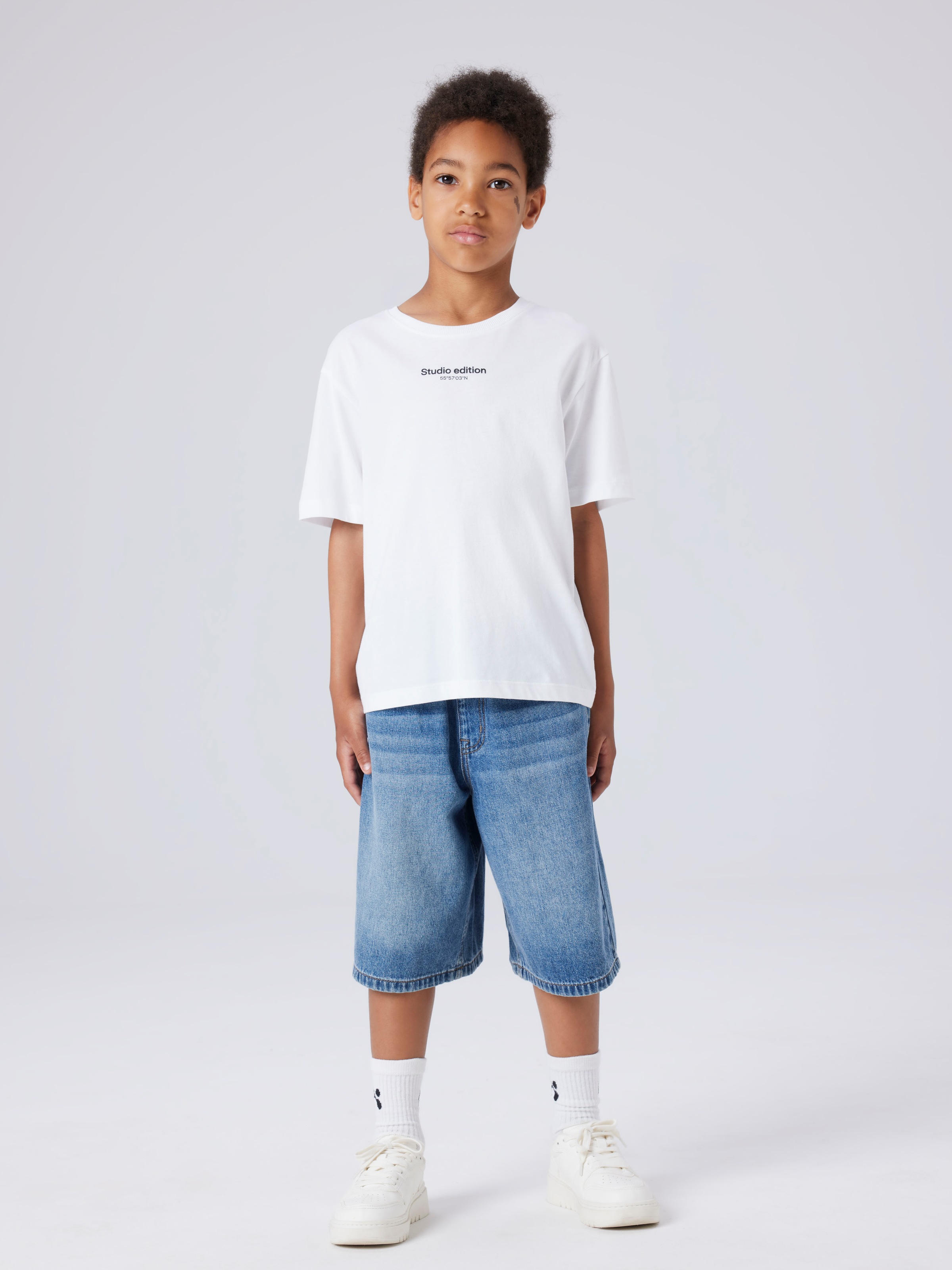 Name It Jeansshorts »NKMBEN X SKATER DNM BERMUDA 8649-BY NOOS« Baumwolle, Baggy Fit
