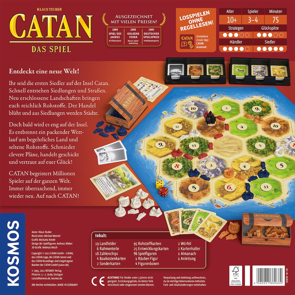 Kosmos Spiel »Catan - Das Spiel - Edition 2022«, Made in Germany
