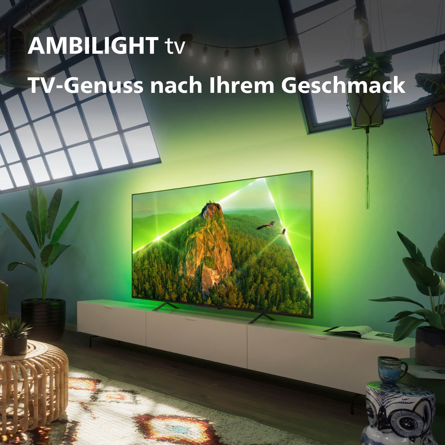 Philips LED-Fernseher cm/50 126 Shop Online 4K HD, Ultra Zoll, »50PUS8108/12«, Smart-TV im OTTO