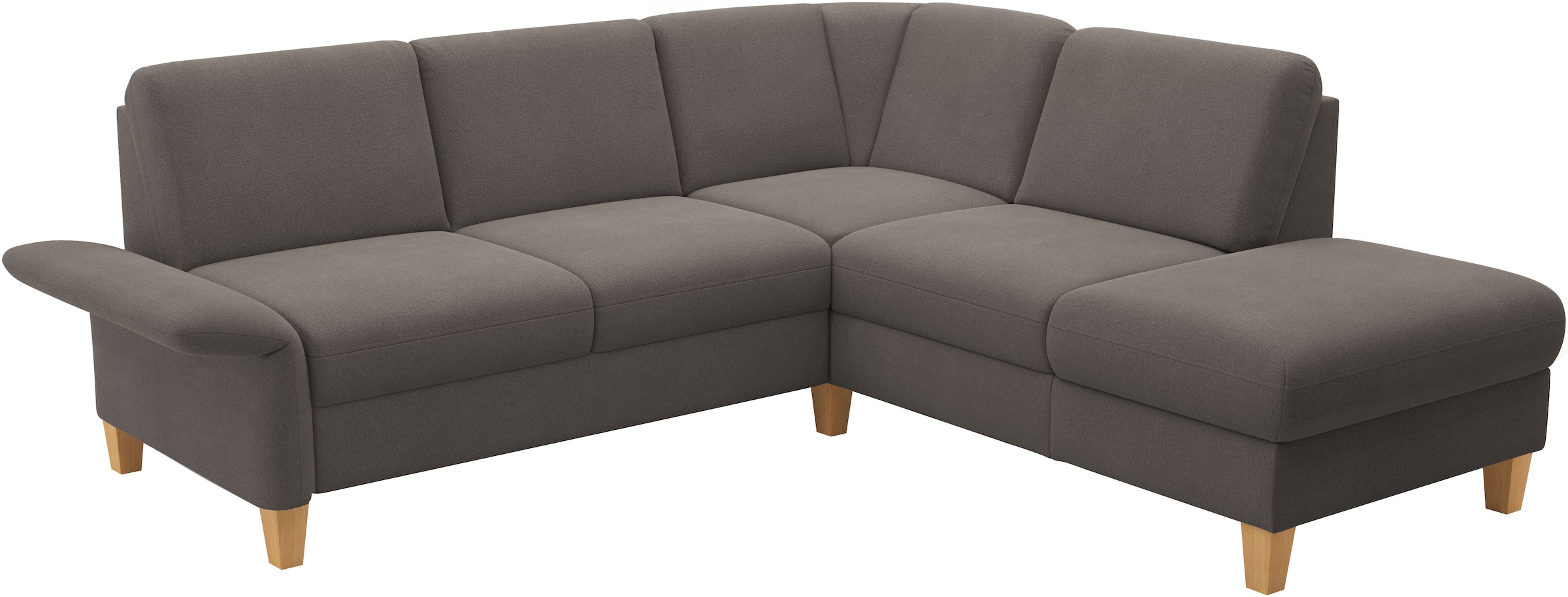 Home affaire Ecksofa »Rochelle, L-Form«, wahlweise mit Armteilverstellung, Bettfunktion und Bettkasten