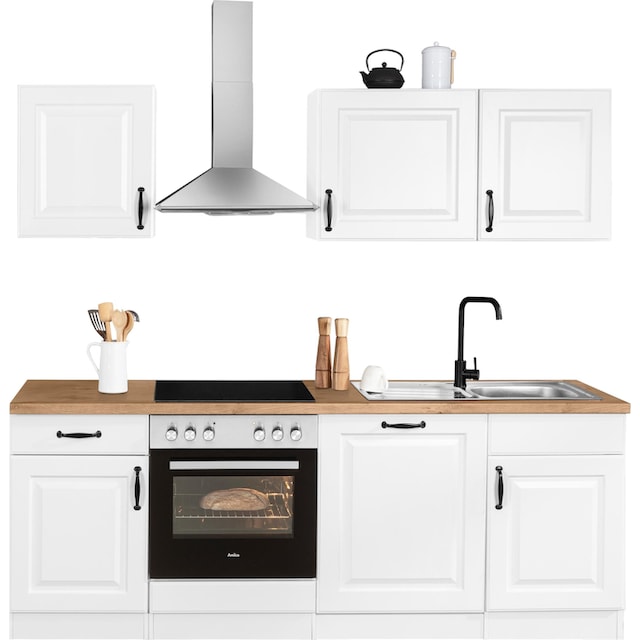 wiho Küchen Küchenzeile »Erla«, mit E-Geräten, Breite 220 cm kaufen bei OTTO