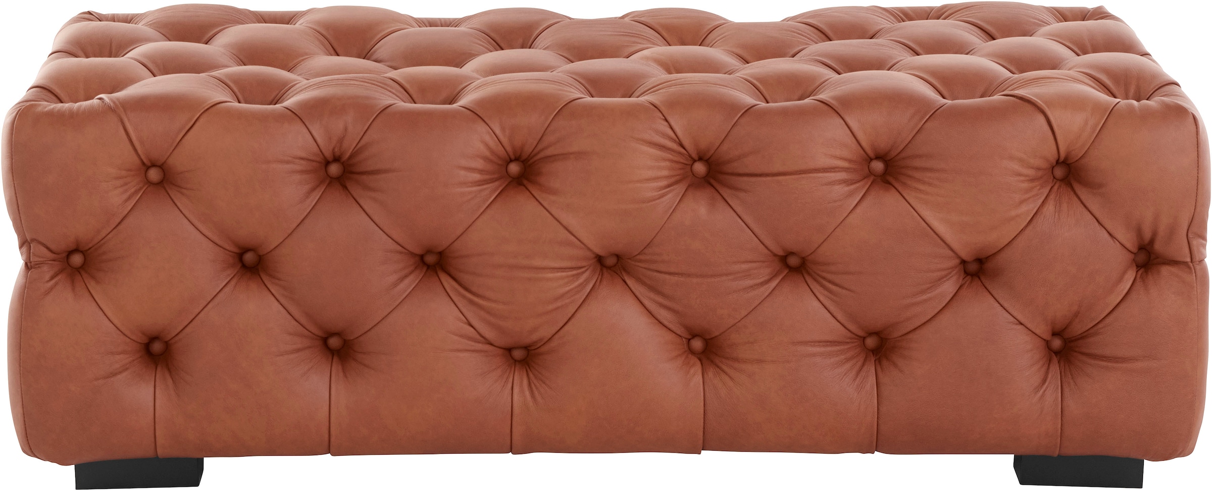 Guido Maria Kretschmer Home&Living Polsterhocker »Kalina«, mit klassischer Chesterfield-Knopfheftung