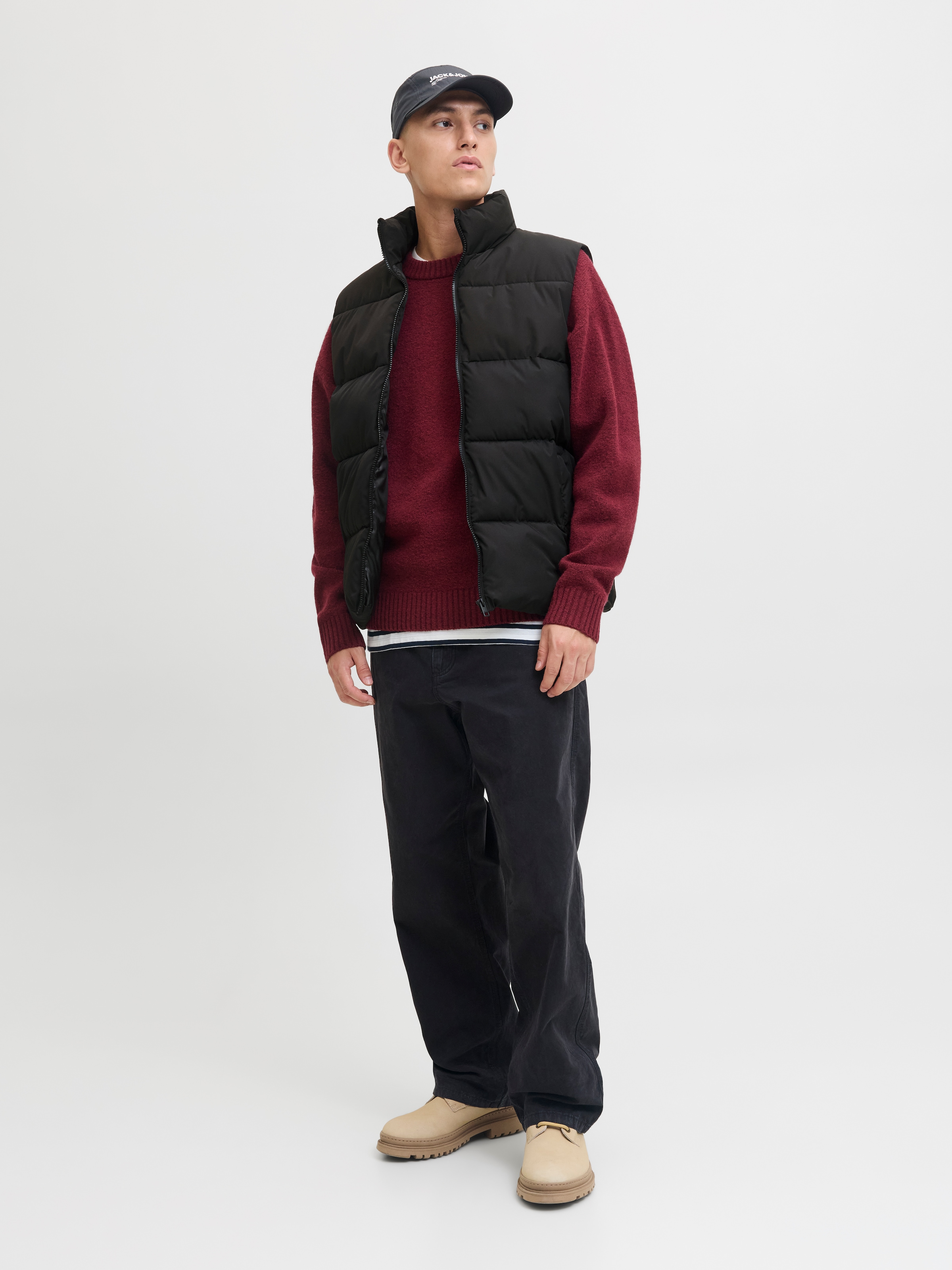 Jack & Jones Steppweste »JJMAZE BODYWARMER COLLAR«
