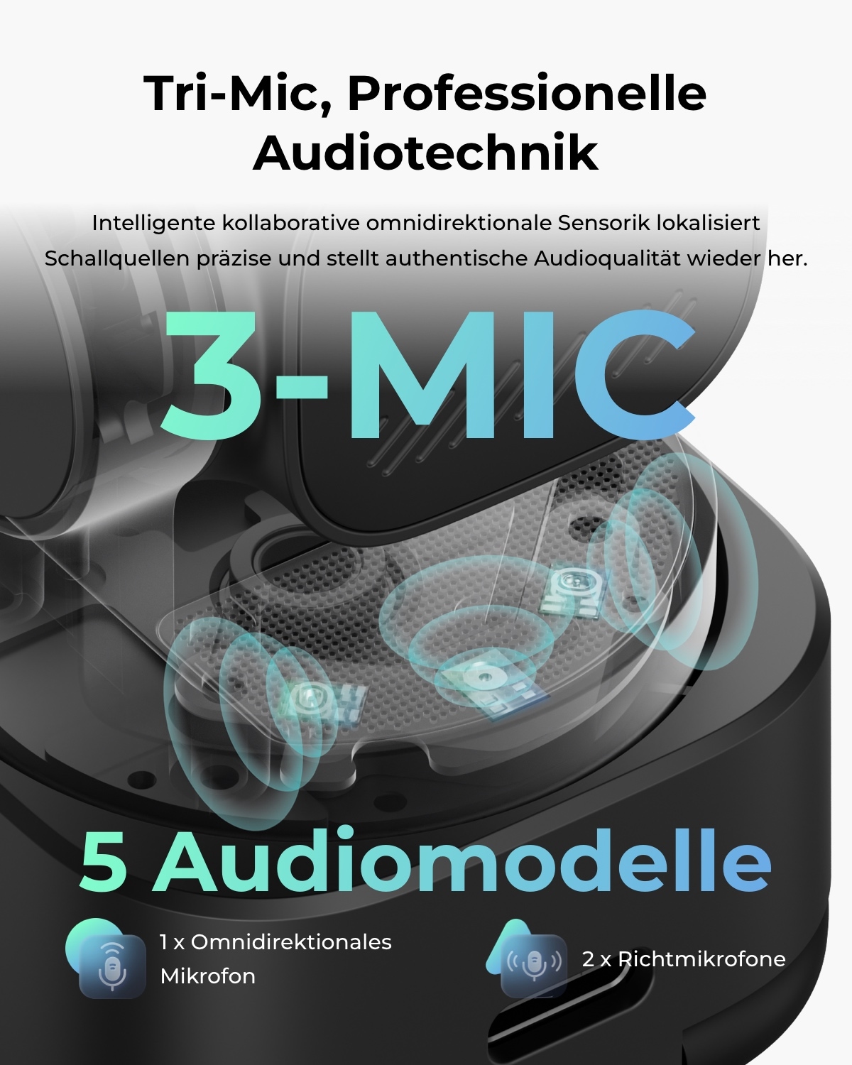 OBSBOT Webcam »TINY 3 Lite« 4K Ultra HD