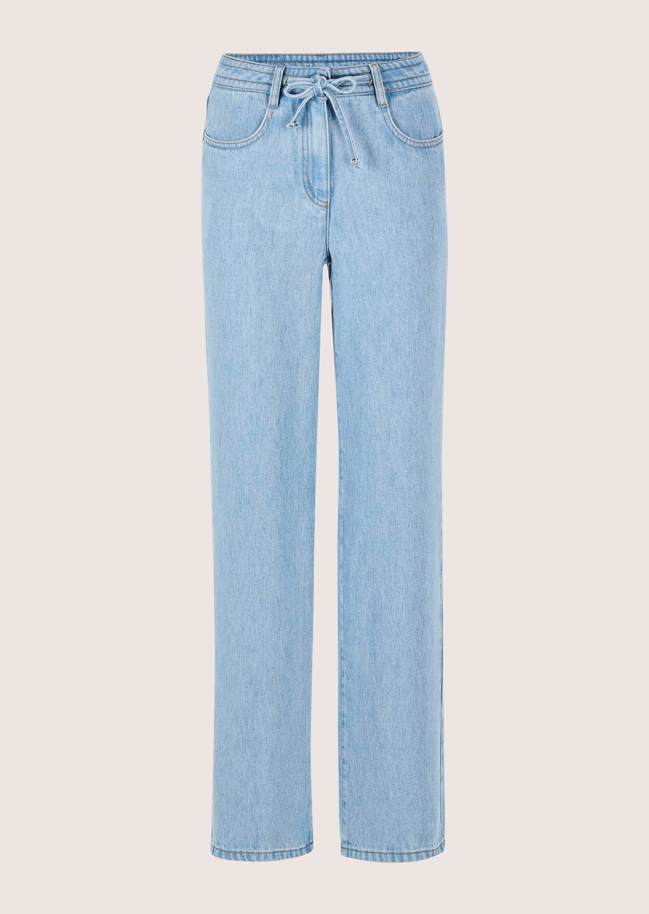 MADELEINE Regular-fit-Jeans »Jeans Sommerjeans mit Bindeband«