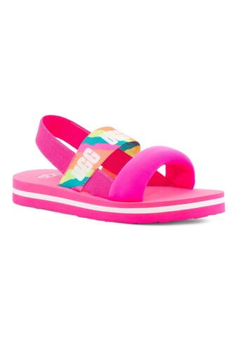 UGG Sandale »Taffy Pink«, mit auffälligem Logostrap kaufen
