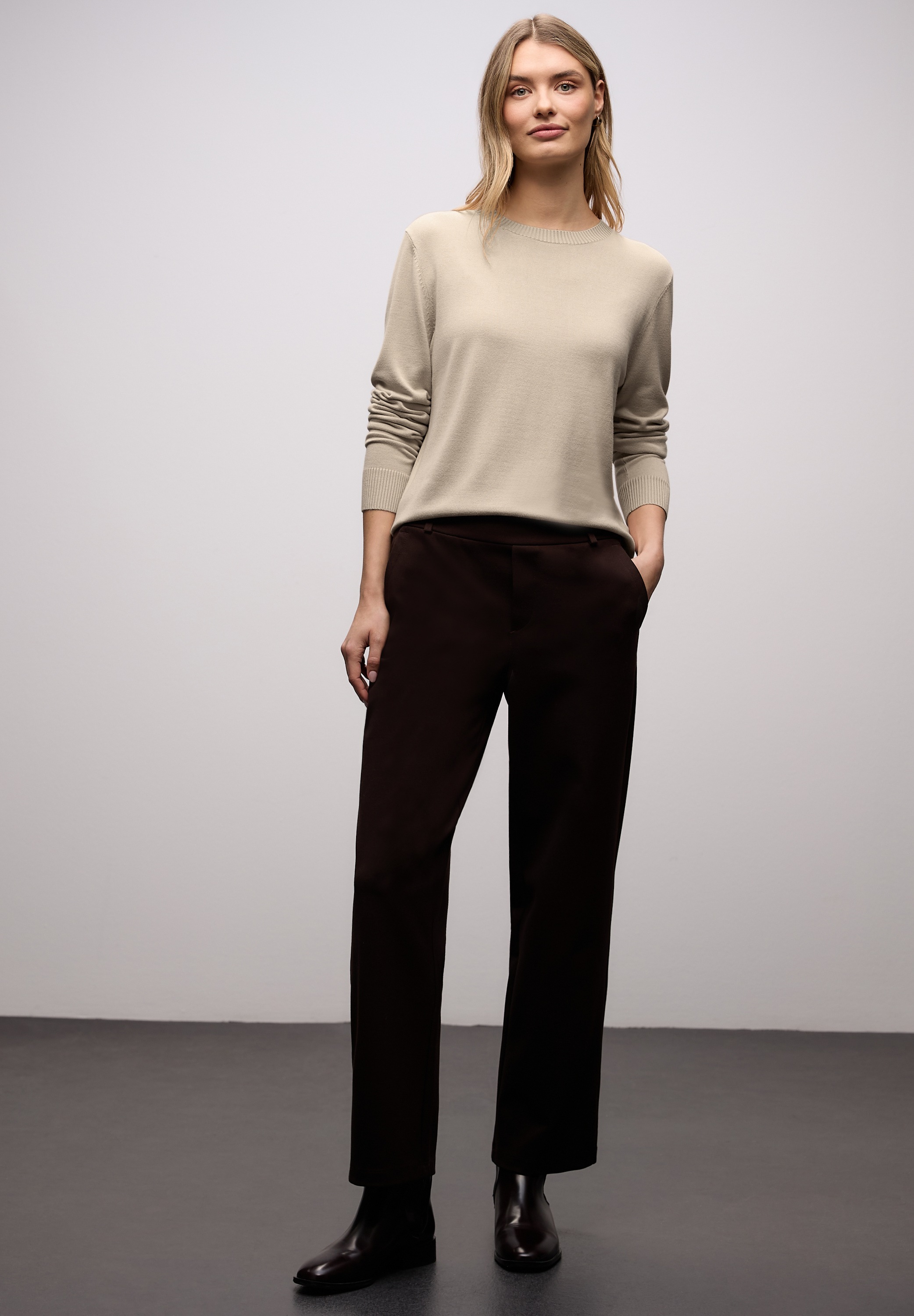 STREET ONE Strickpullover aus Viskosemix