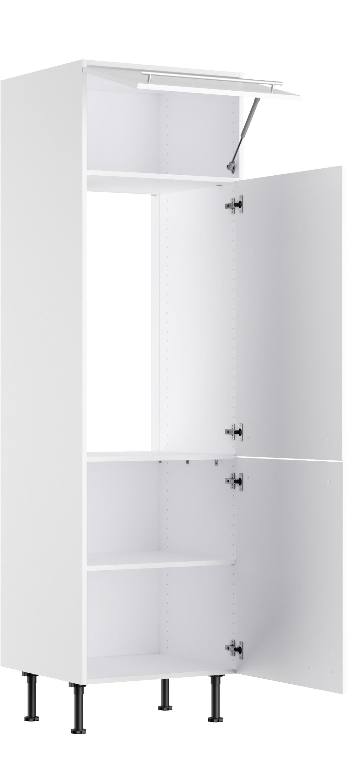 KOCHSTATION Kühlumbauschrank »KS-Bern2«, Breite 60 cm, Höhe 211,8 cm, 1 Klappe, 2 Türen, 1 Einlegeboden