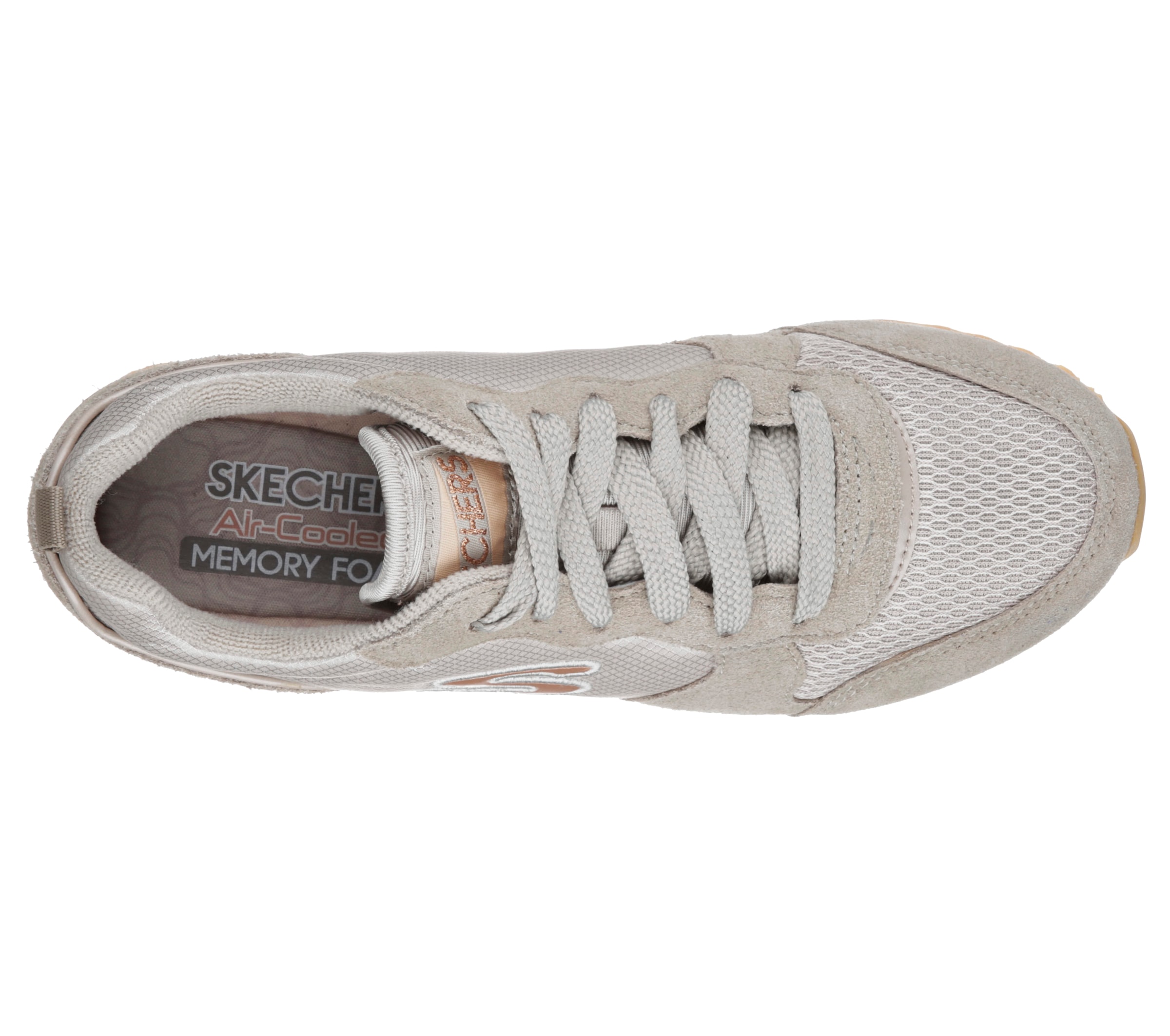 Skechers Sneaker »OG 85 - GOLDN GURL«, Schnürschuh, Original-Retro-Jogginschuh mit Air-Cooled Memory Foam®