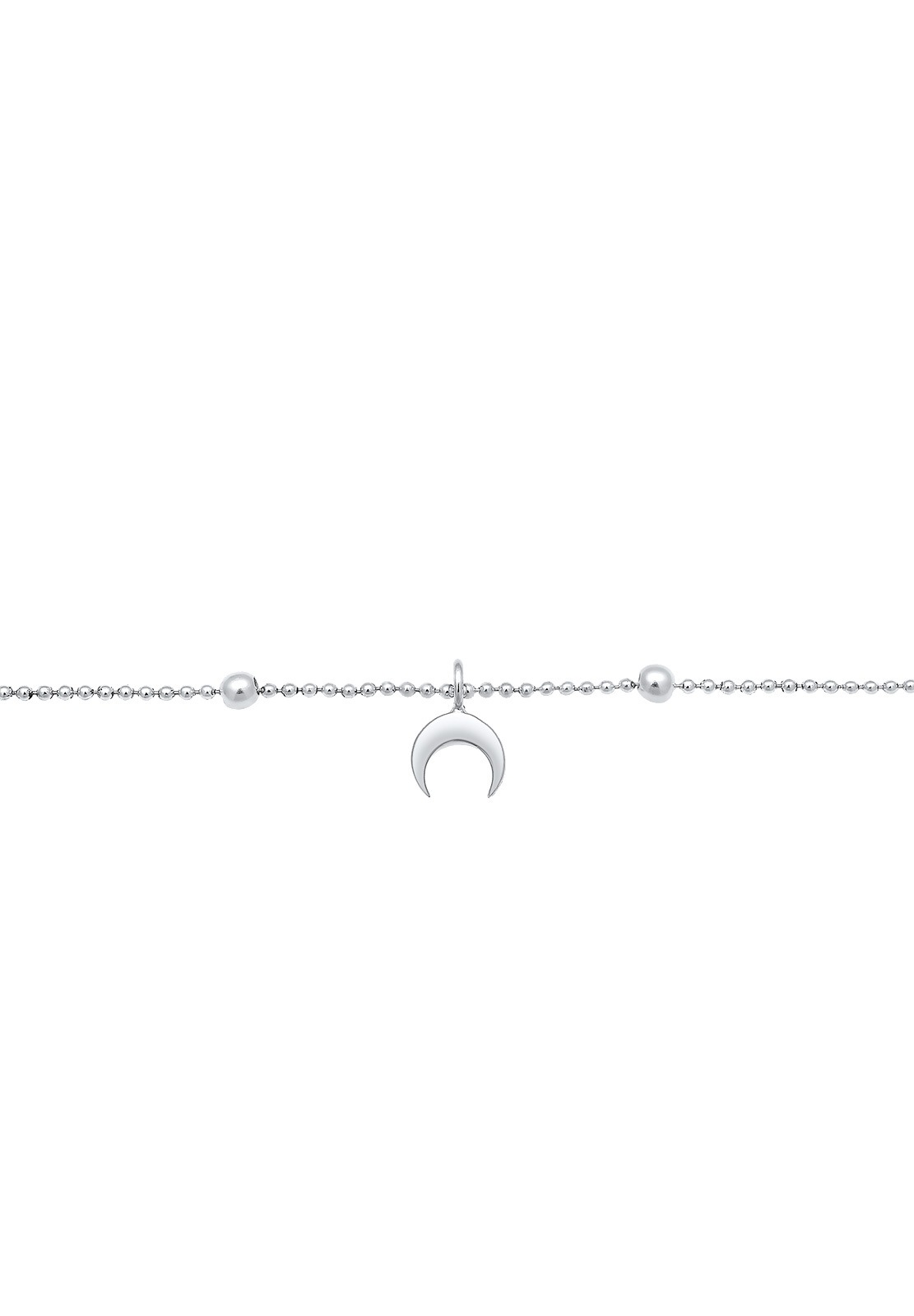 Elli Choker »Halskette Choker Anhänger Halbmond 925 Sterling Silber«