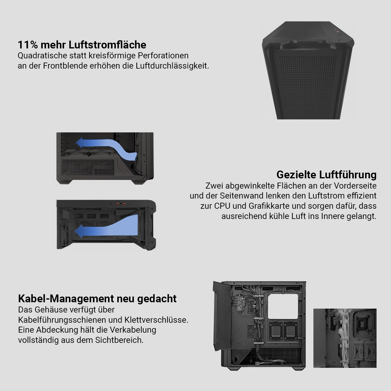 Cougar Gaming-PC »MX600 BK 7508«, Windows 11, DDR5 RAM, Gen4 SSD
