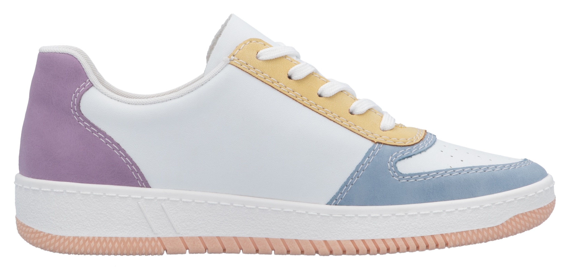 RIEKER Sport Sneaker, in aktueller Farbkombination, Freizeitschuh, Halbschuh, Schnürschuh