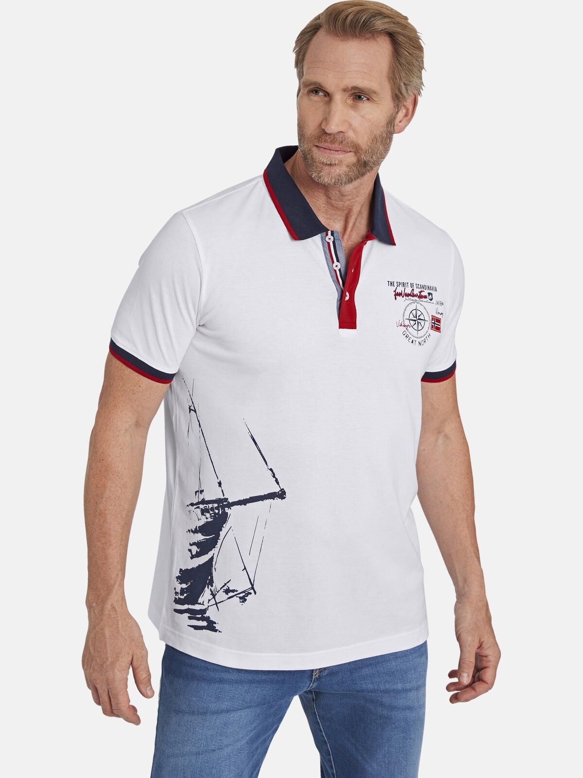Jan Vanderstorm Poloshirt »Poloshirt DILAN«