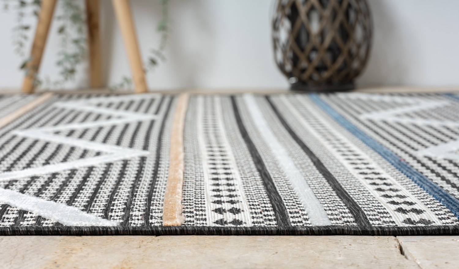 Myflair Möbel & Accessoires Teppich »Shadow Lagerräumung«, rechteckig, 8 mm Höhe, modernes Design, Outdoor geeignet, Balkon, Terrasse