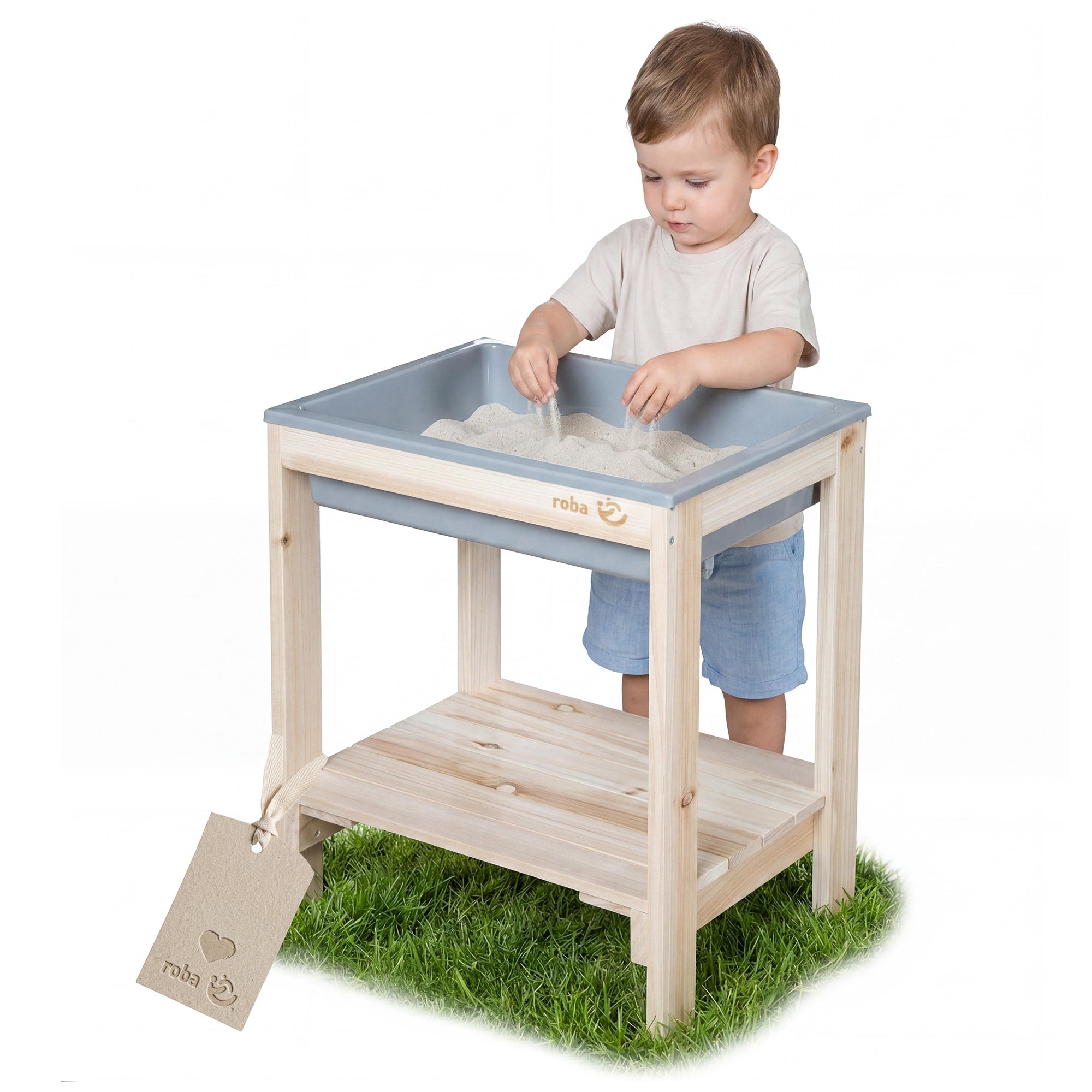 roba® Spieltisch »Outdoor+ Spieltisch TINY mit Spielwanne«