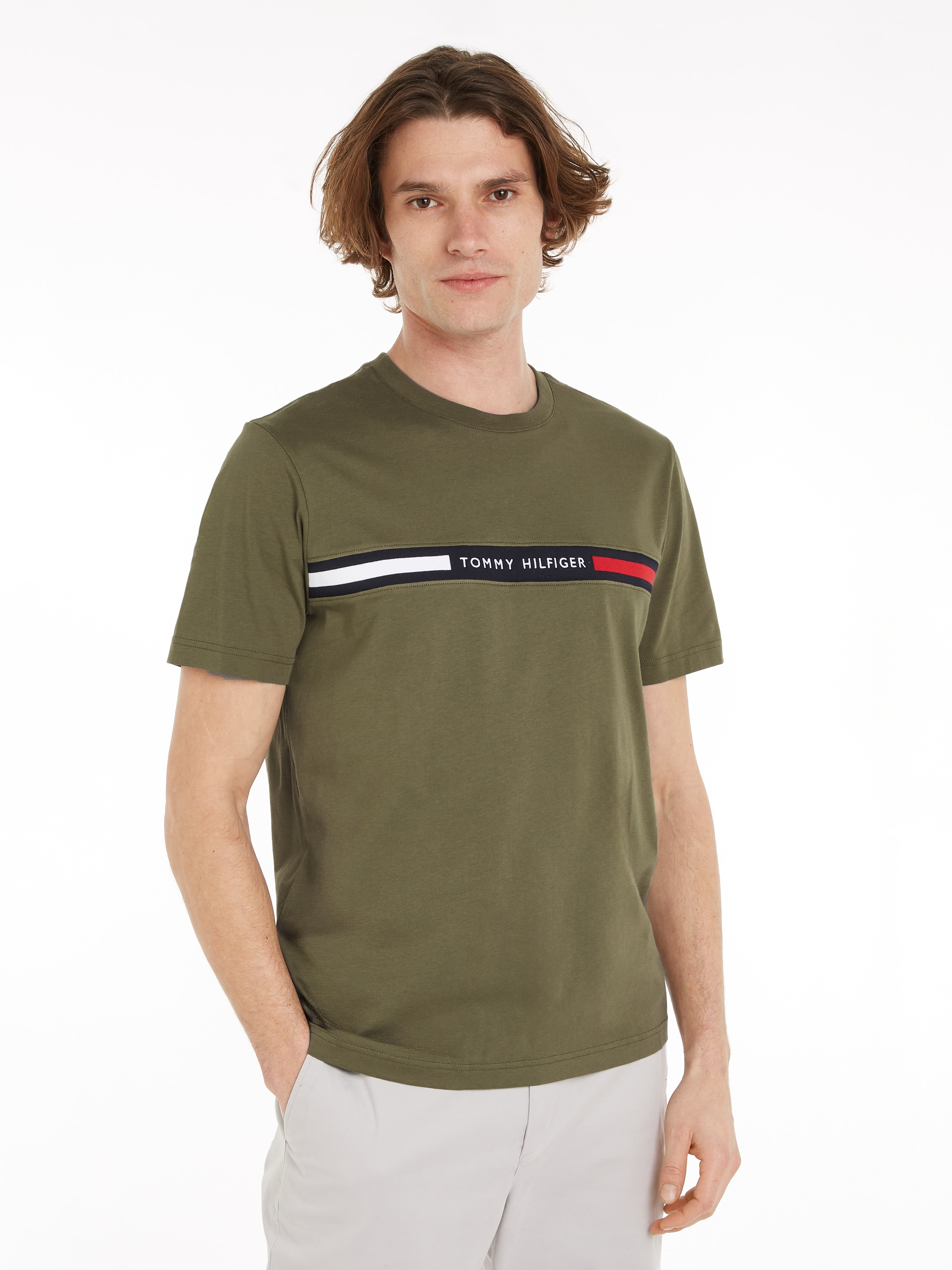 Tommy Hilfiger T-Shirt »HILFIGER CHEST INSERT TEE«