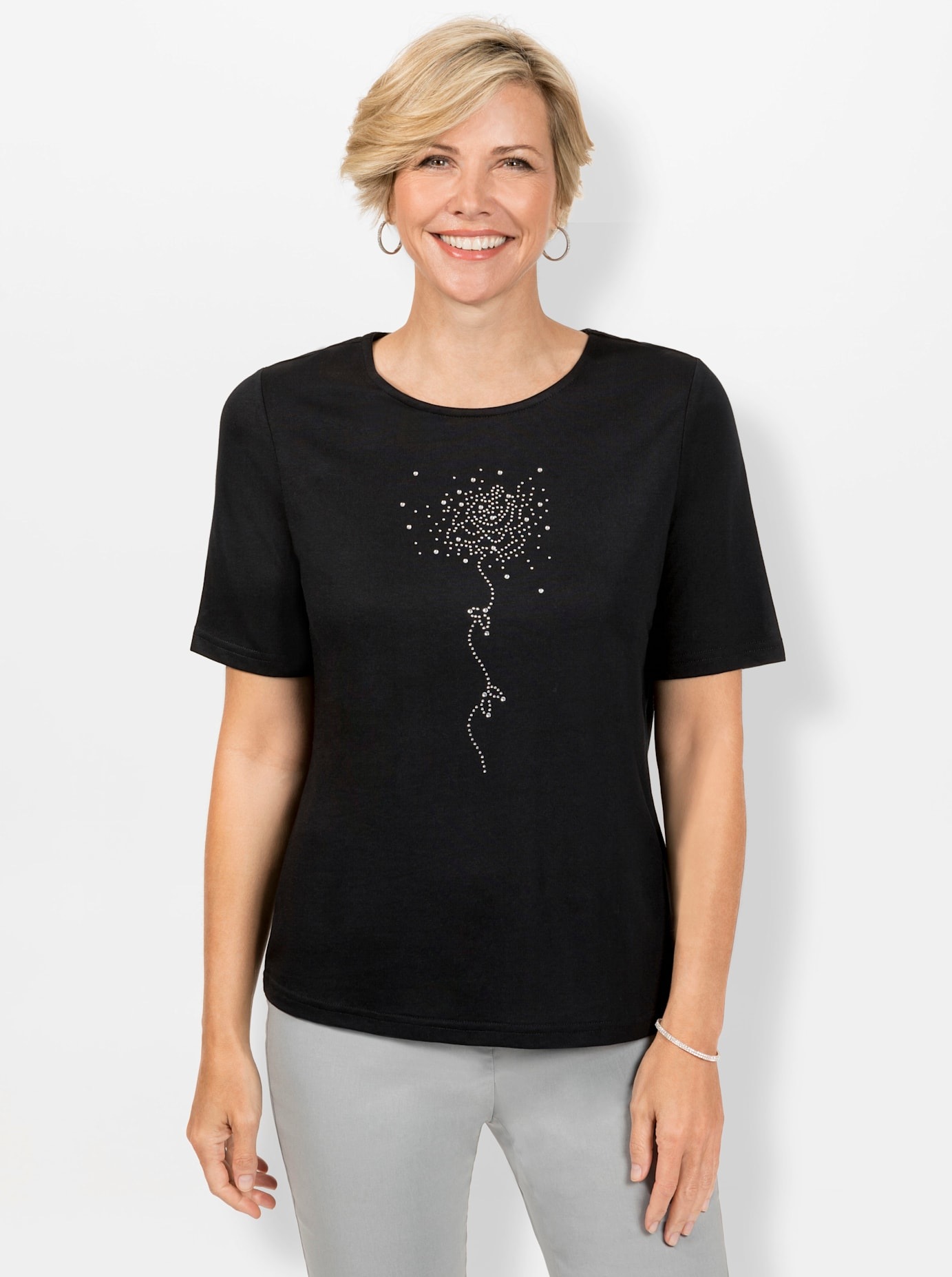 Lady Kurzarmshirt »Shirt«, (1 tlg.)
