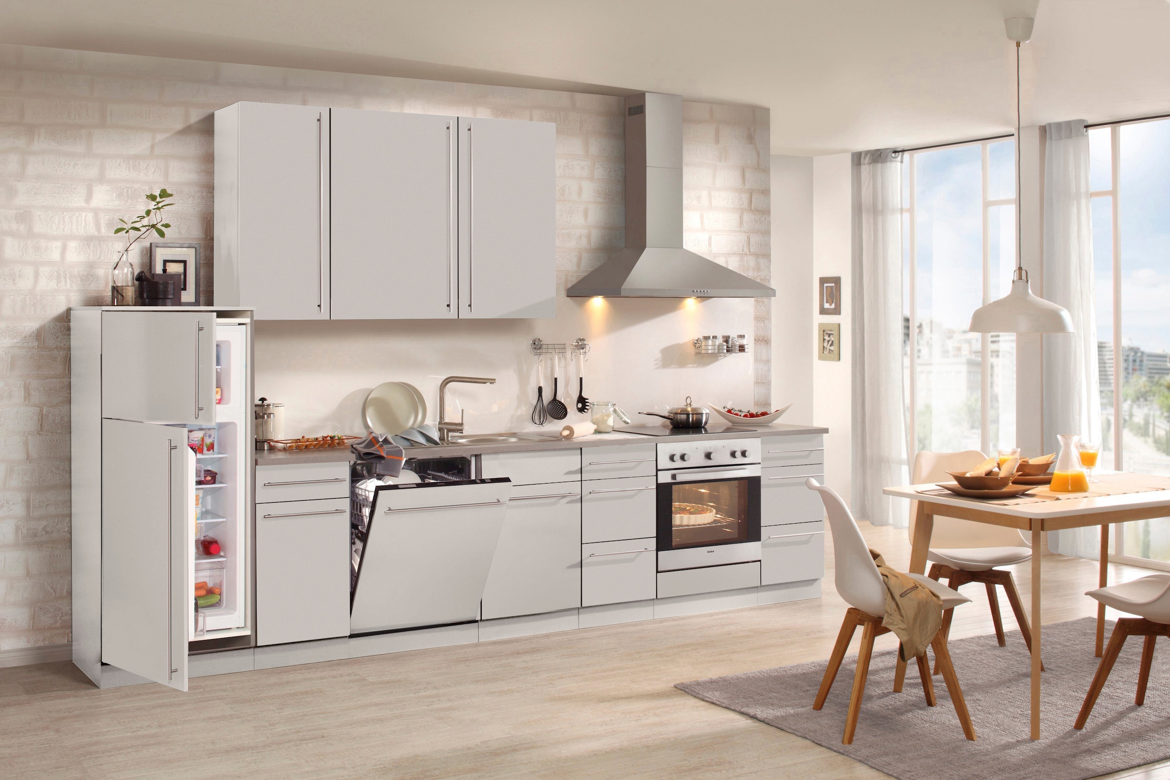 wiho Küchen Unterschrank »Chicago« 50 cm breit mit 2 Auszügen