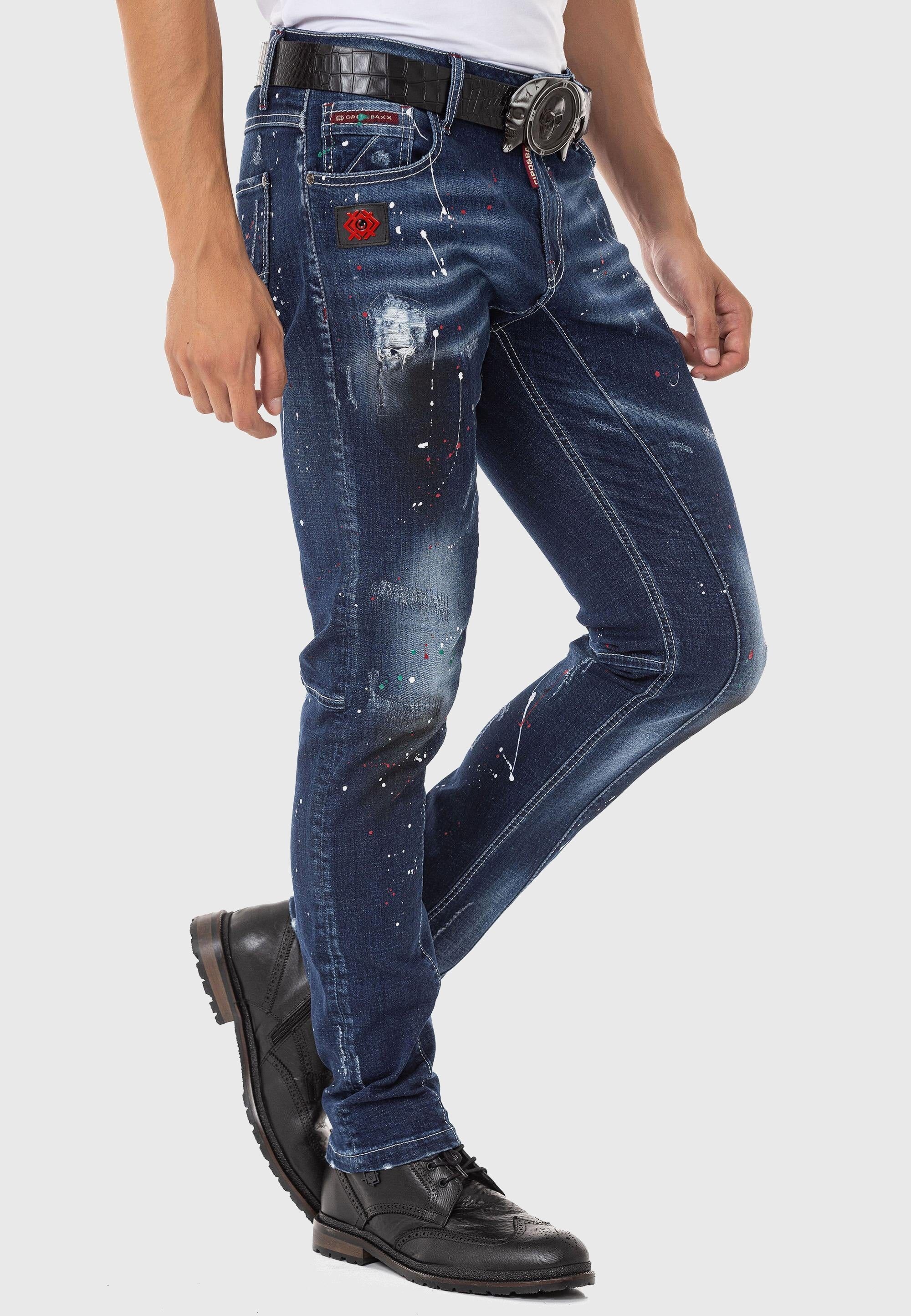 Cipo & Baxx 5-Pocket-Jeans »Cipo & Baxx Jeans« mit modischen Details