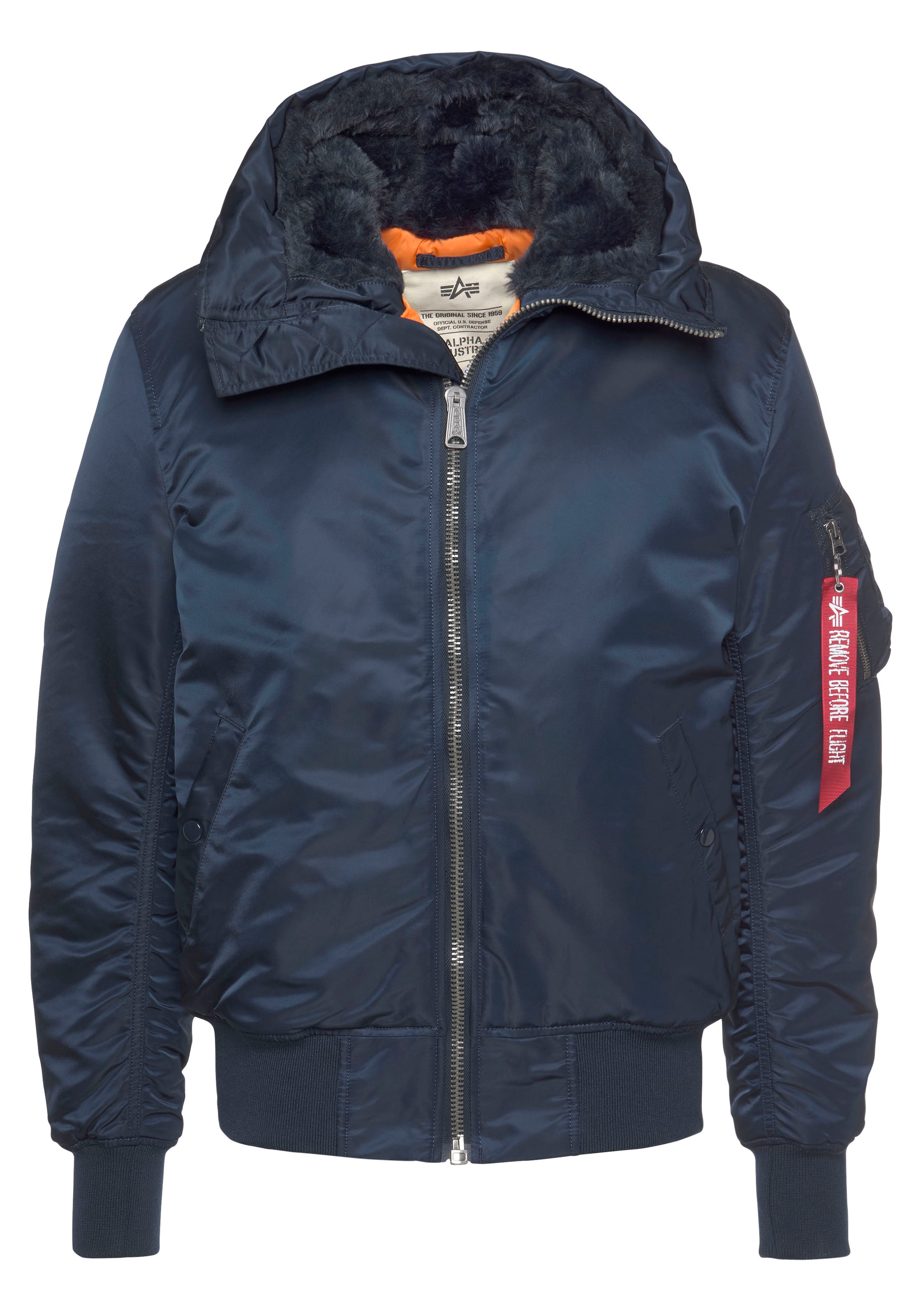 Alpha Industries Bomberjacke »MA-1 HOODED«, mit Kapuze