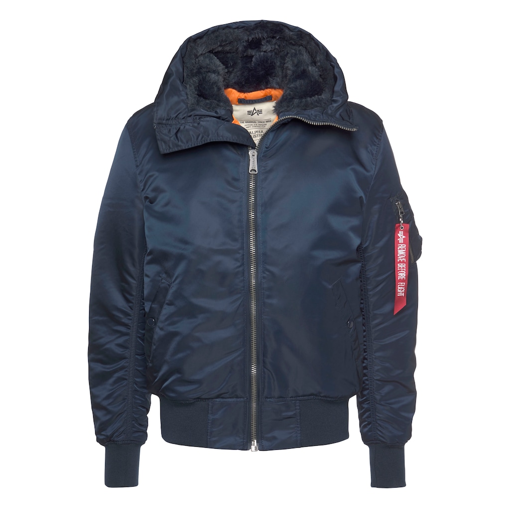 Alpha Industries Bomberjacke »MA-1 HOODED«, mit Kapuze