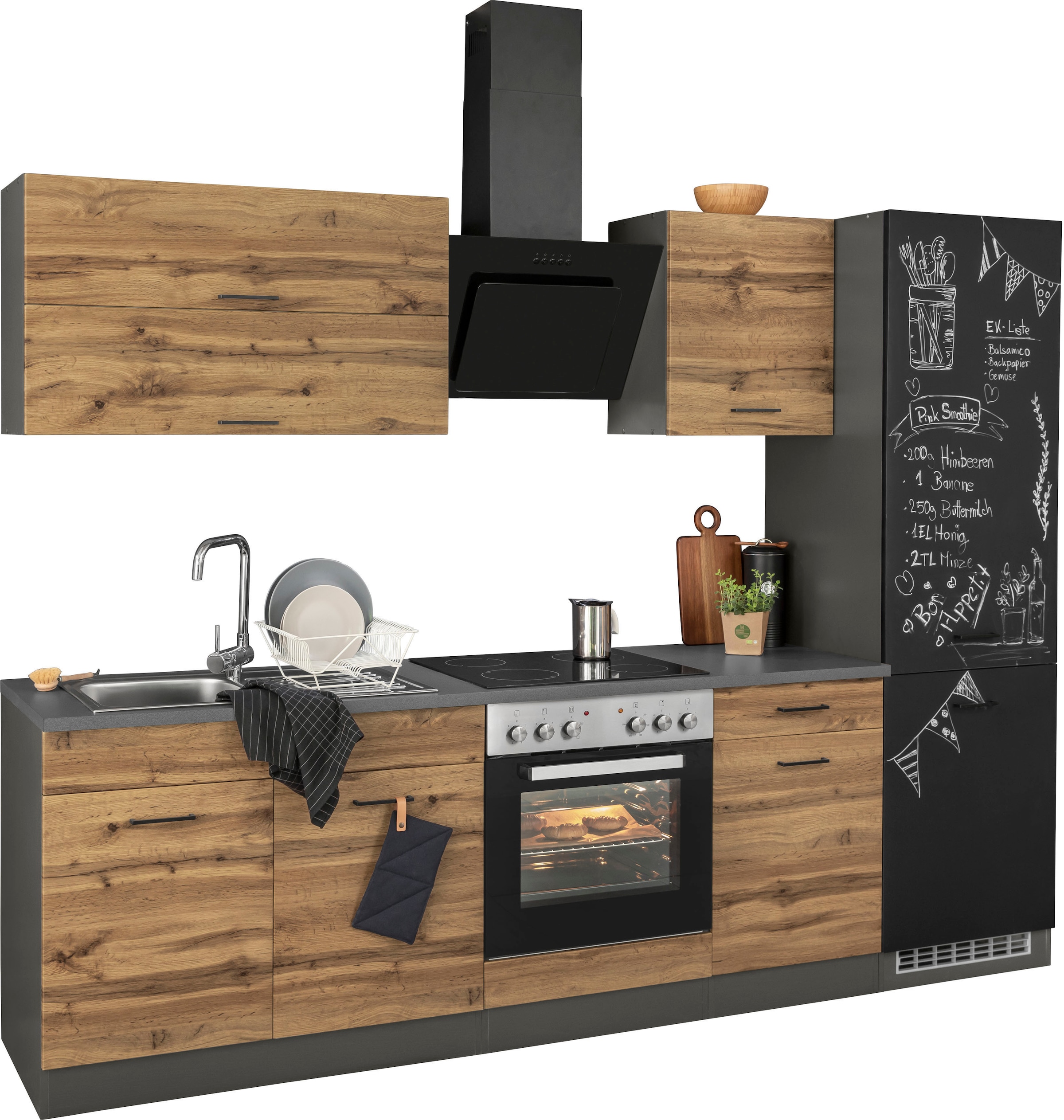 HELD MÖBEL Küchenzeile »Trier«, mit E-Geräten, Breite 270 cm kaufen im OTTO  Online Shop