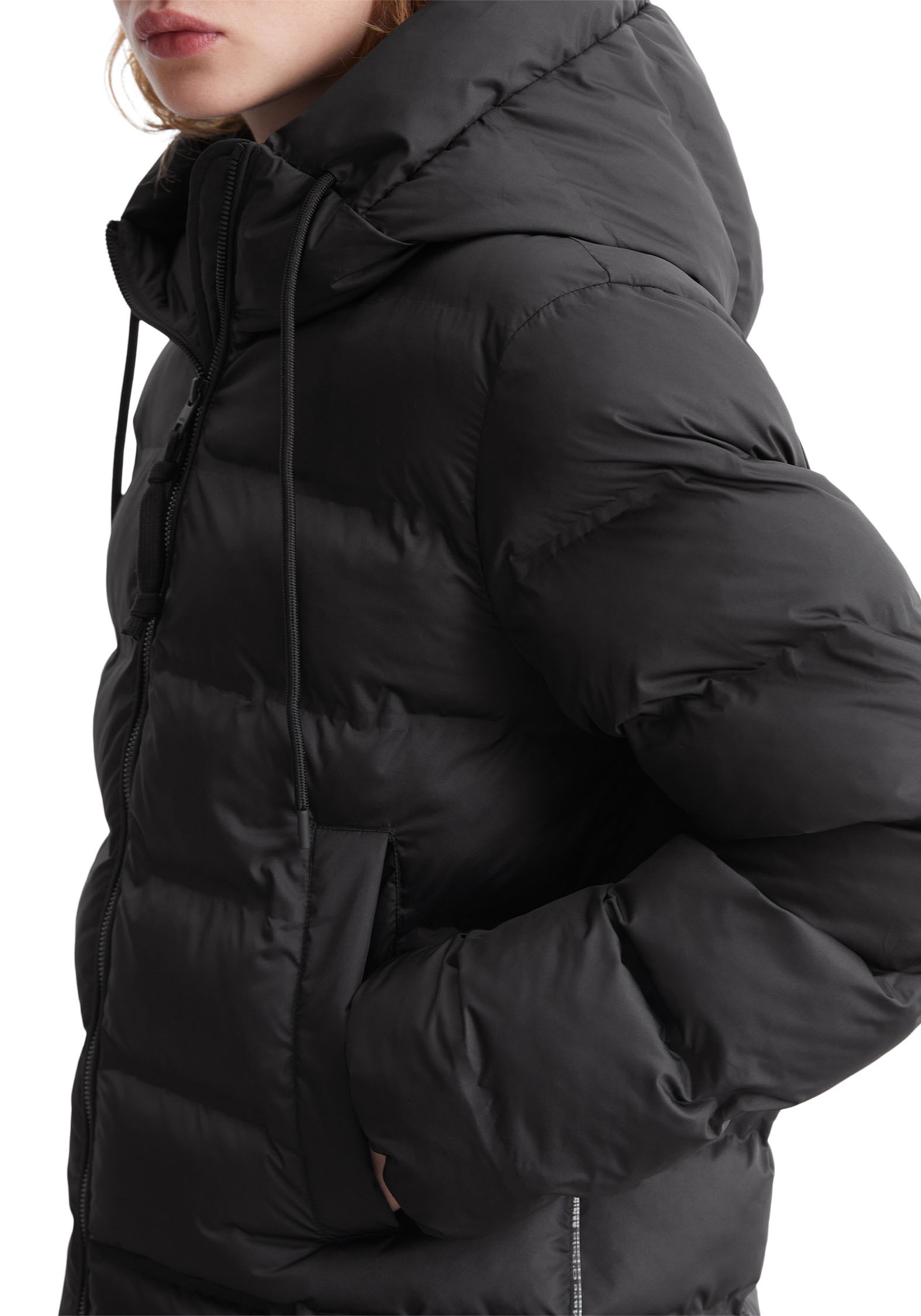 Marc O'Polo DENIM Steppjacke, mit Kapuze