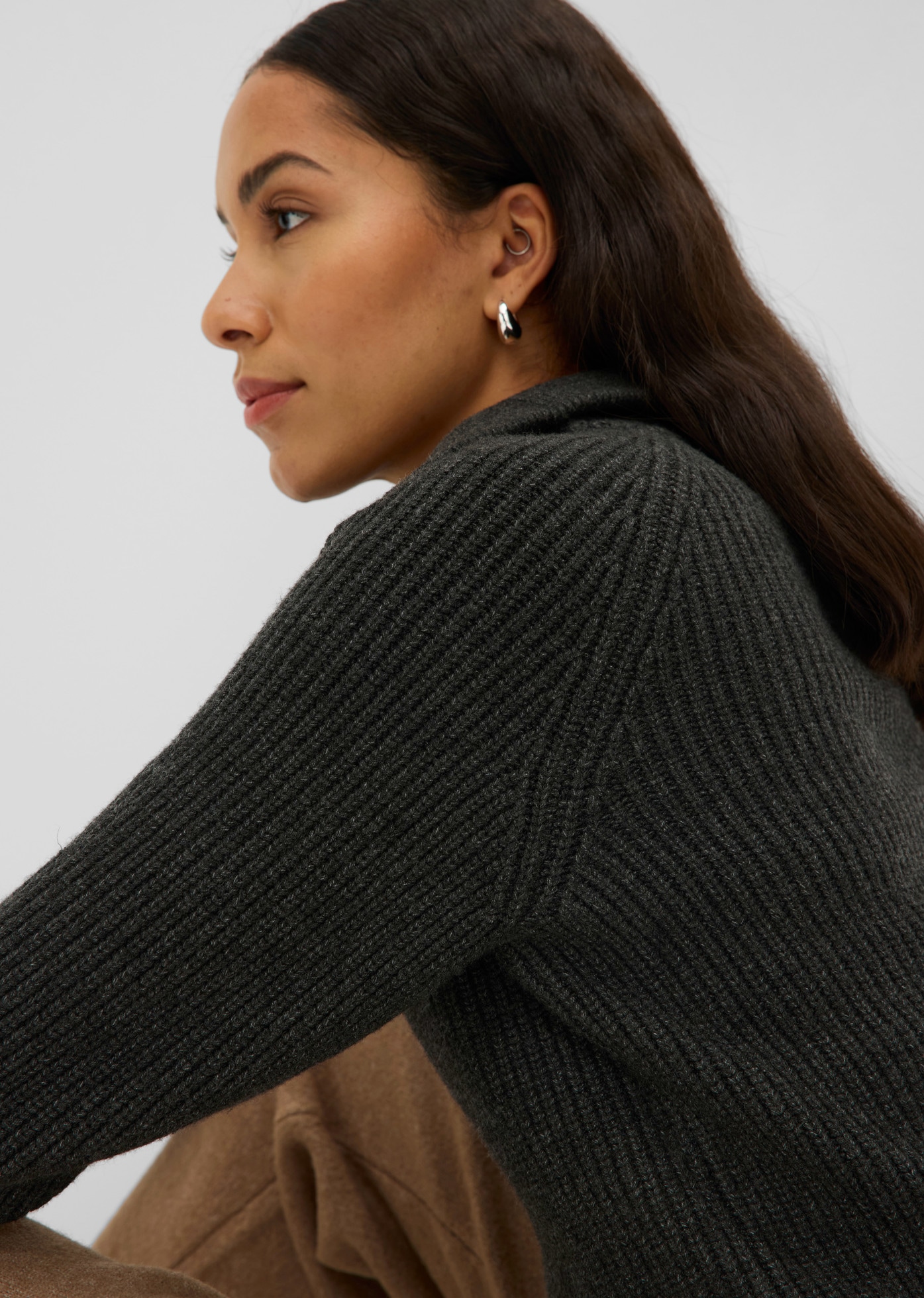 bonprix Troyer mit Umlegekragen, bequeme Passform, locker geschnitten, im Casual-Stil