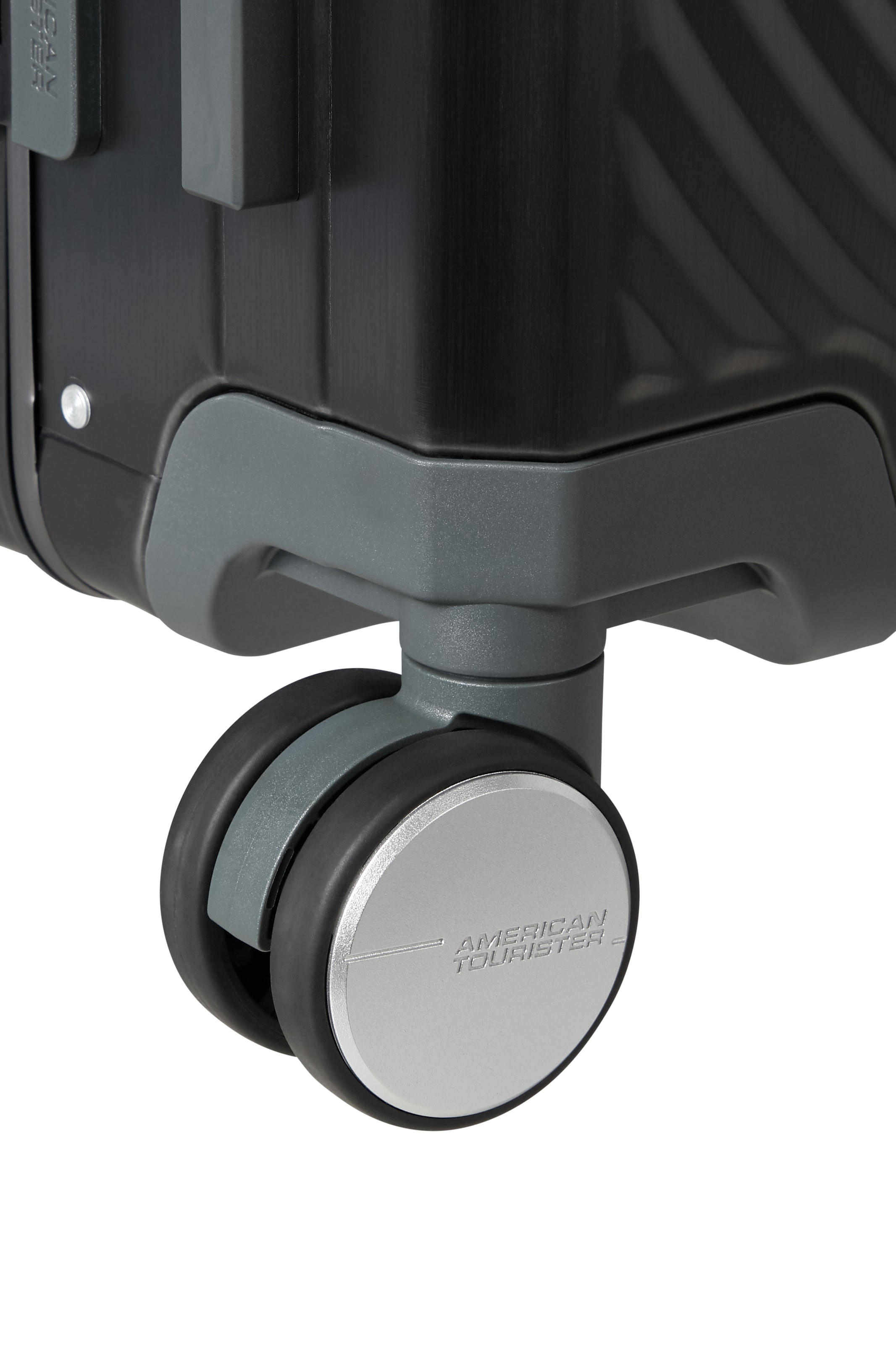 American Tourister® Hartschalen-Trolley »SOUNDBOX ALU, verschiedene Größen und Farben« 39 l 4 Rollen Hartschalen-Koffer zwei TSA-Schlösser Aluminium-Koffer