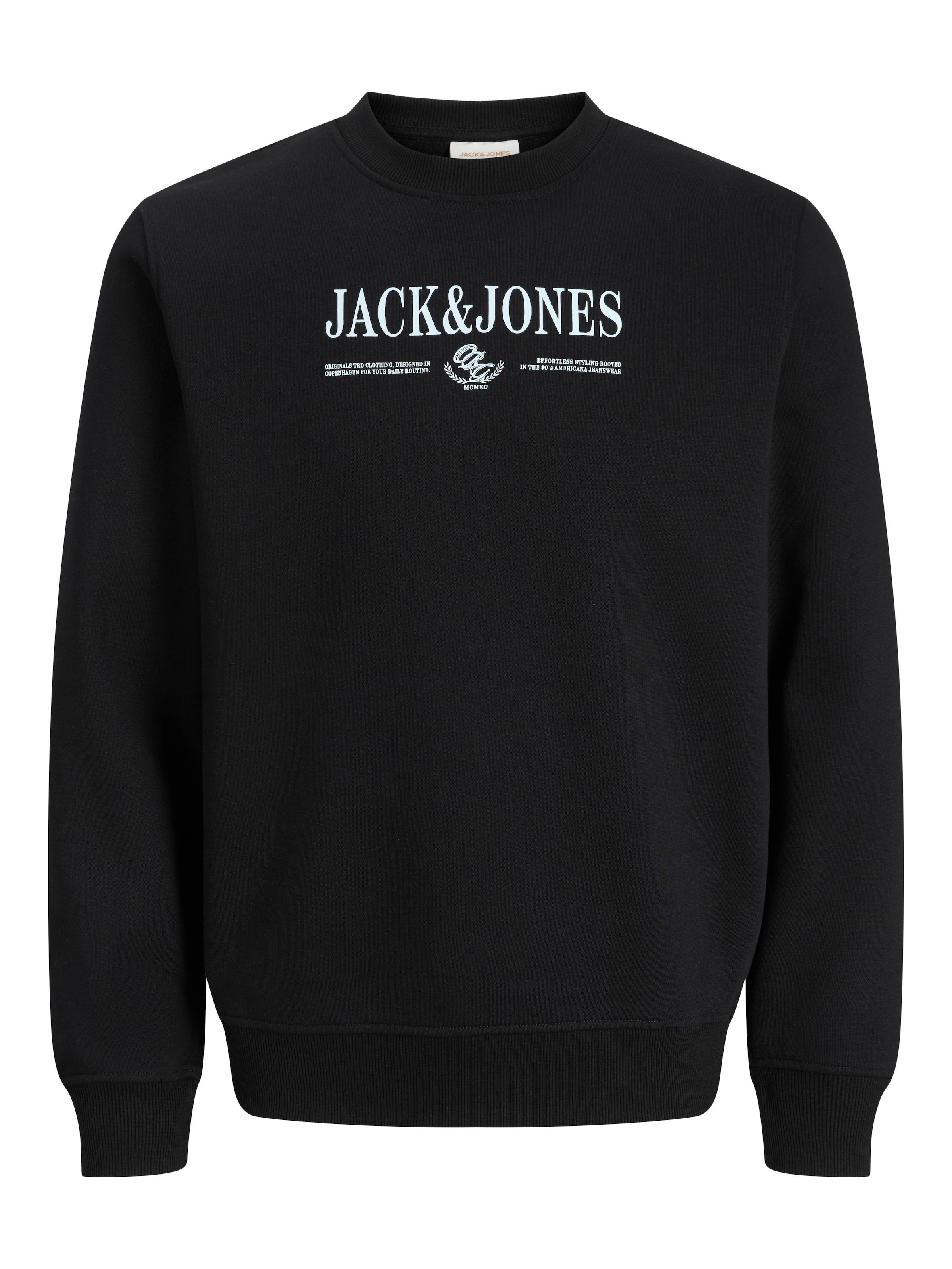 Jack & Jones Sweatshirt »JORFREDERIKSBERG BRANDING SWEAT CN FST«, Baumwollmischung, regular fit
