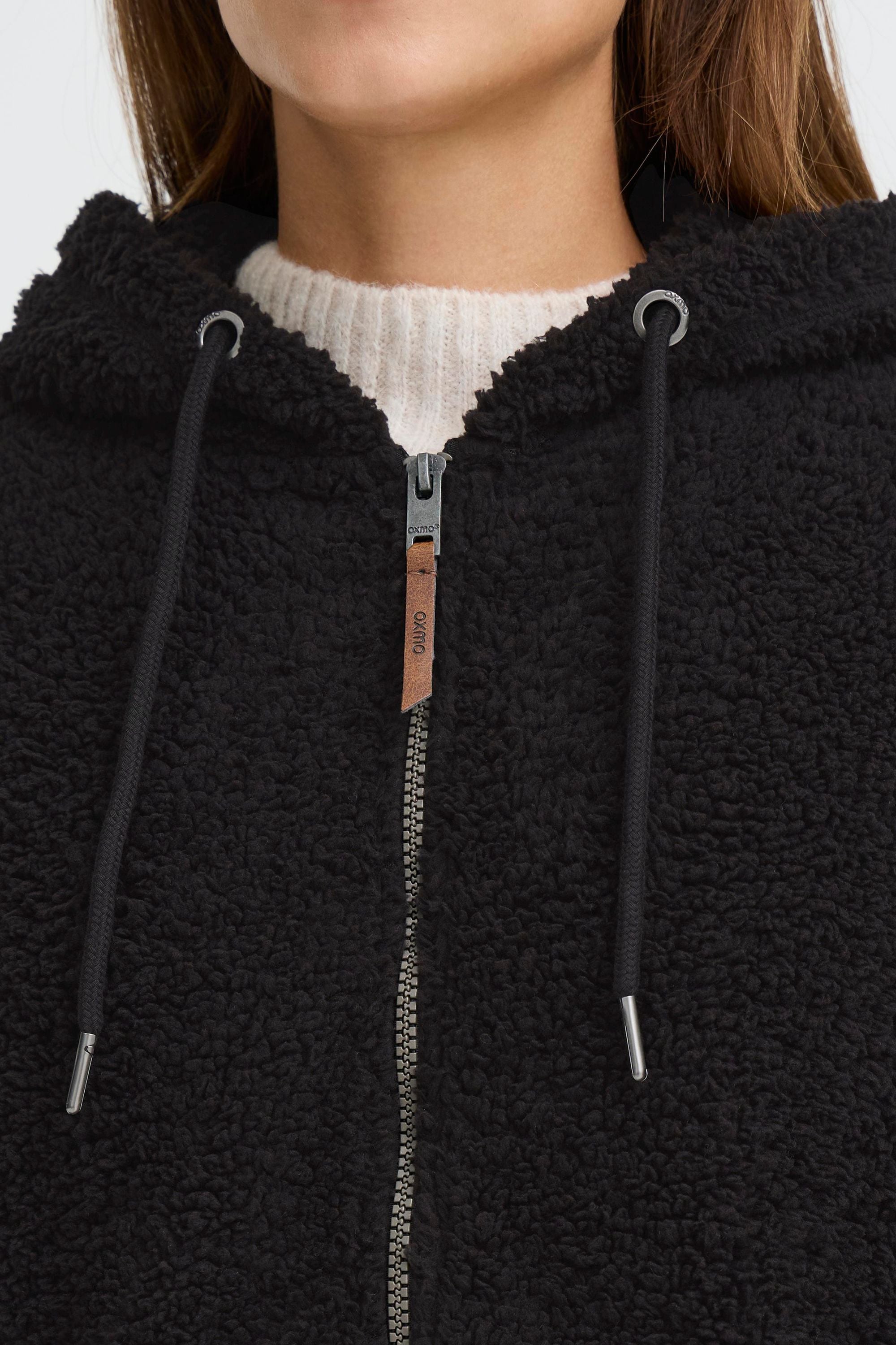 OXMO Kapuzensweatjacke »Kapuzenfleecejacke OXBERINA«