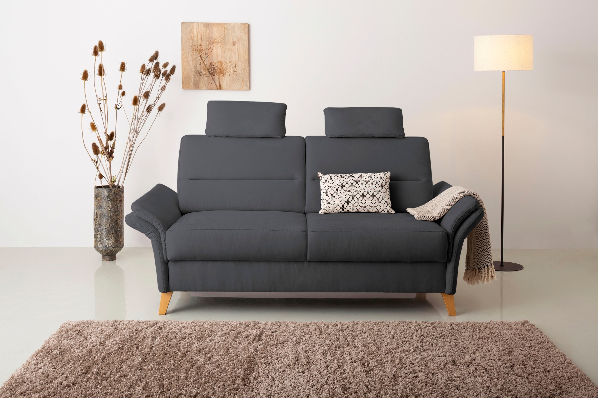 Home affaire 3-Sitzer »Westerland« Federkern-Polsterung. wahlweise mit Armlehnfunktion