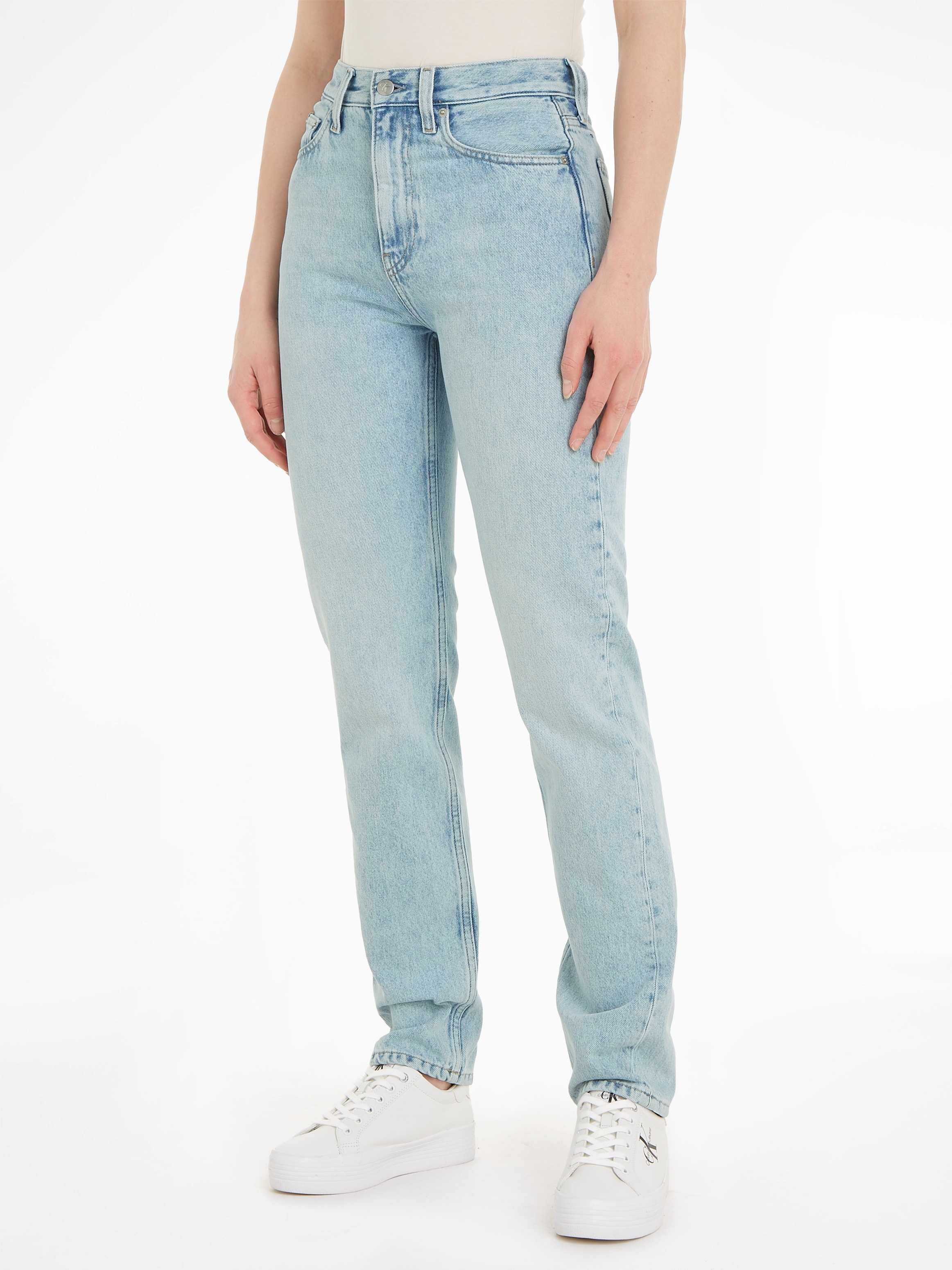 Calvin Klein Jeans Straight-Jeans »AUTHENTIC SLIM STRAIGHT«, im 5-Pocket-Style