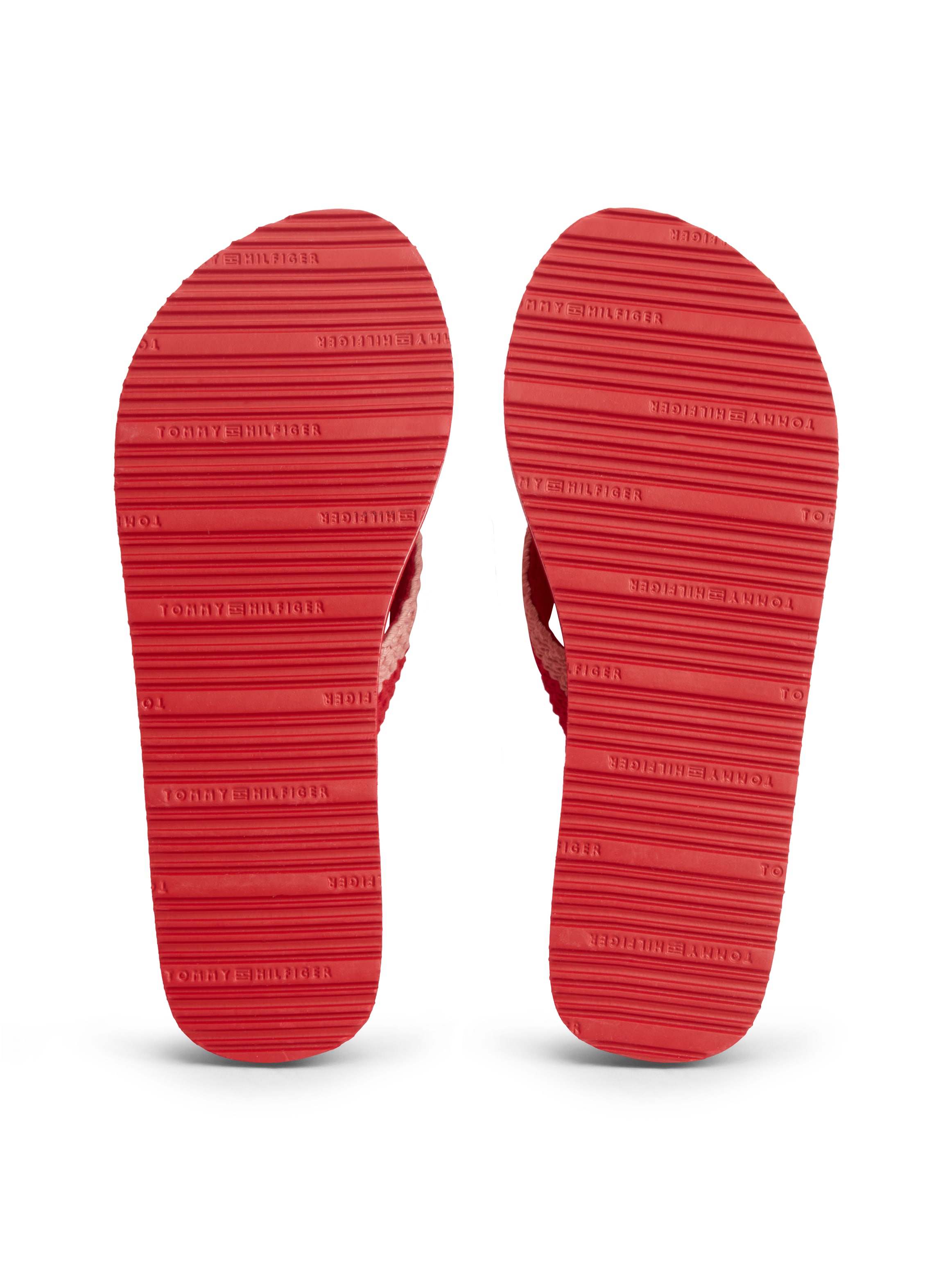 Tommy Hilfiger Dianette »TH WEDGE CROCHET SUMMER SANDAL«  Sommerschuh, Zehentrenner in sommerlicher Häkeloptik