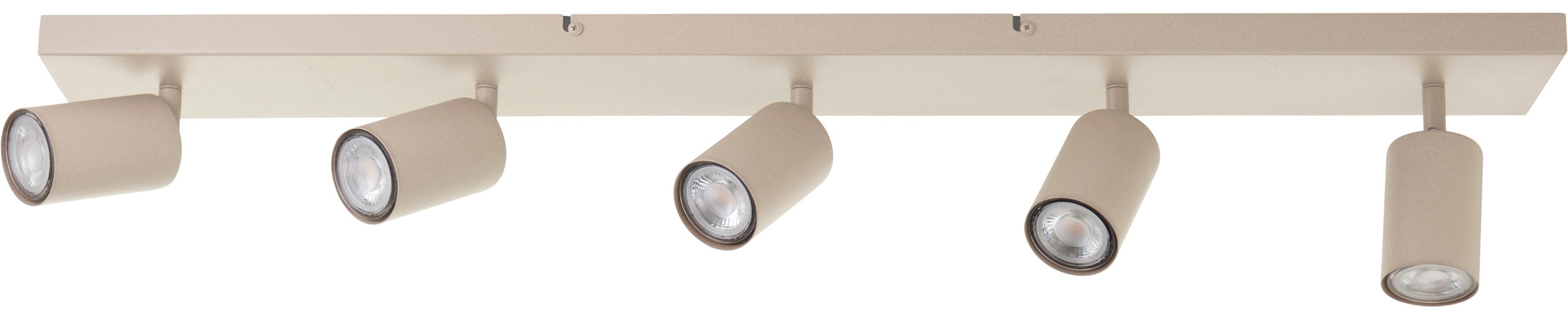 Brilliant Deckenstrahler »Jello« GU10 1 Stk. Warmweiß GU10 LED inkl., 350 lm, 3000 K, schwenkbar, Metall, champagnerfarben