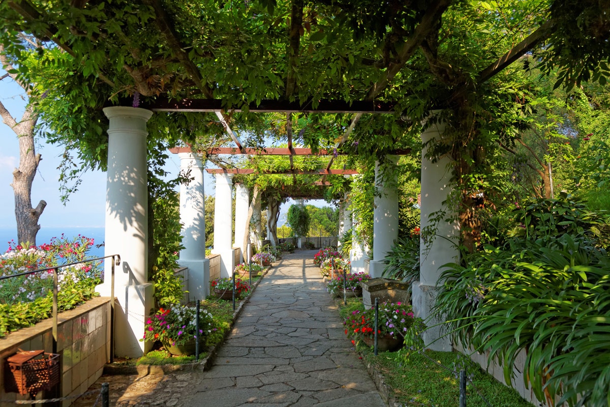 Fototapete »Pergola Villa St Michele«