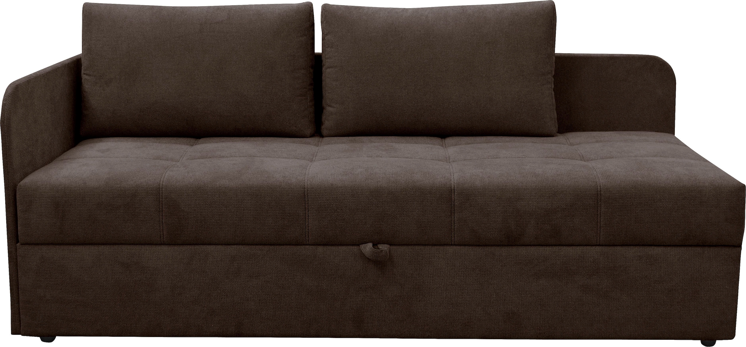 alina Schlafsofa »Marla« inkl. Stauraum & 2 Rückenkissen, Armlehne wahlweise links oder rechts