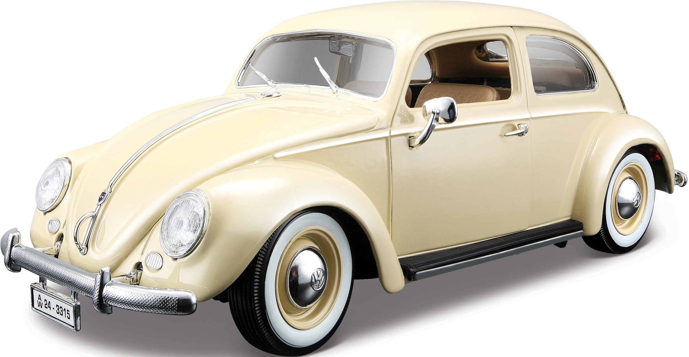 Sammlerauto »Volkswagen Käfer (1955), beige«, 1:18