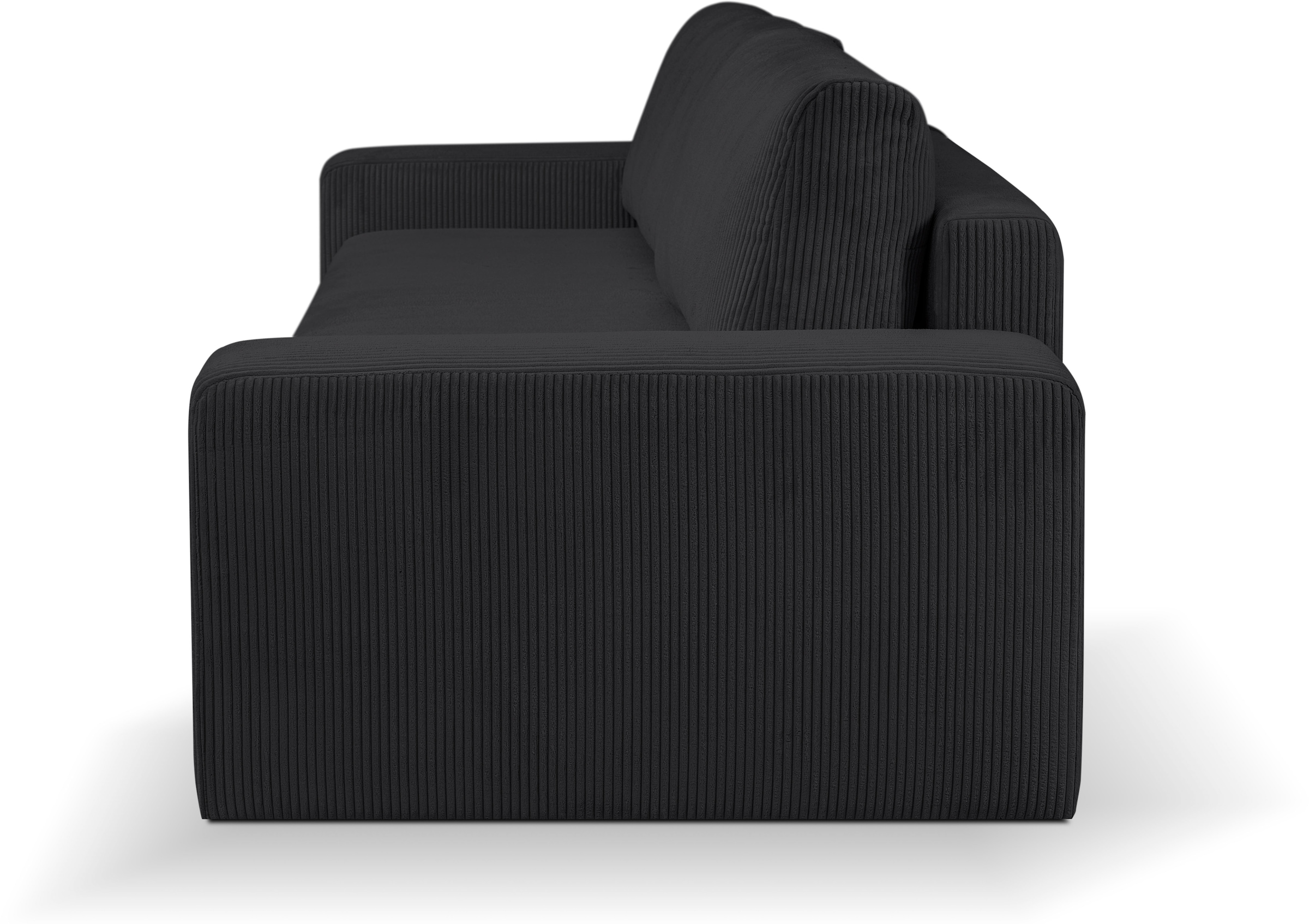 WERK2 Schlafsofa »Hugo«, Design 2-Sitzer Sofa in Cord mit Schlaffunktion & Bettkasten